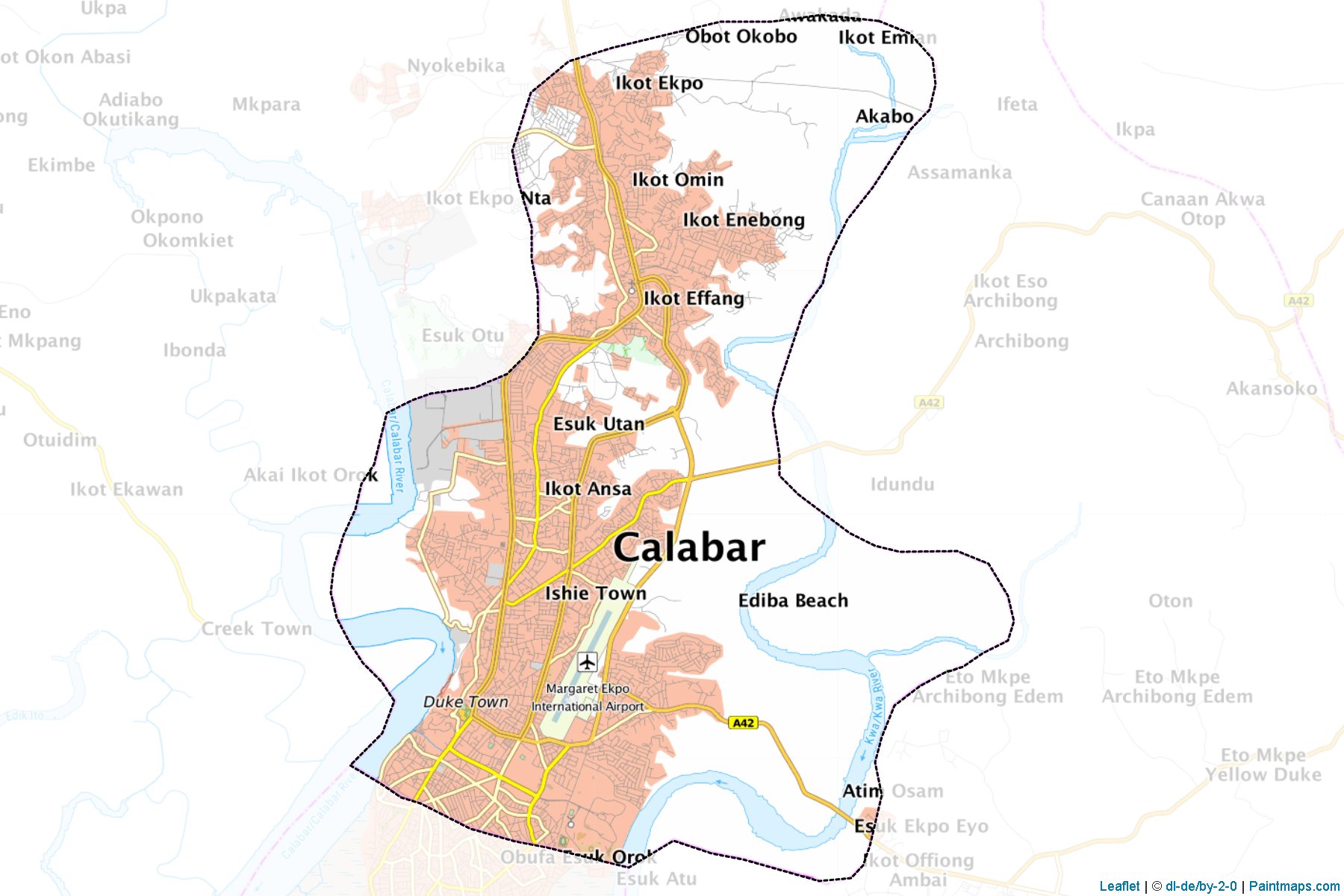 Calabar-Municipal (Cross River) Map Cropping Samples-1