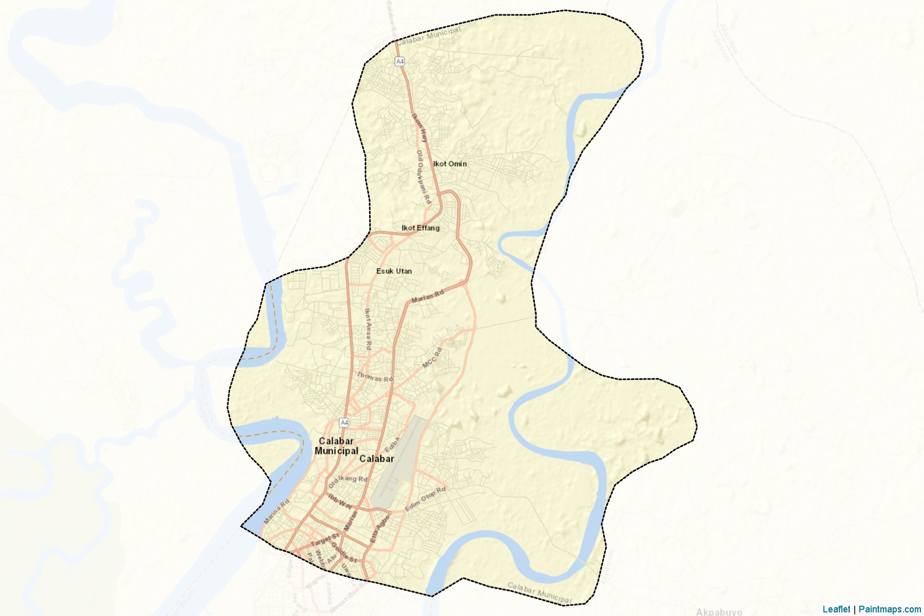 Calabar-Municipal (Cross River) Map Cropping Samples-2