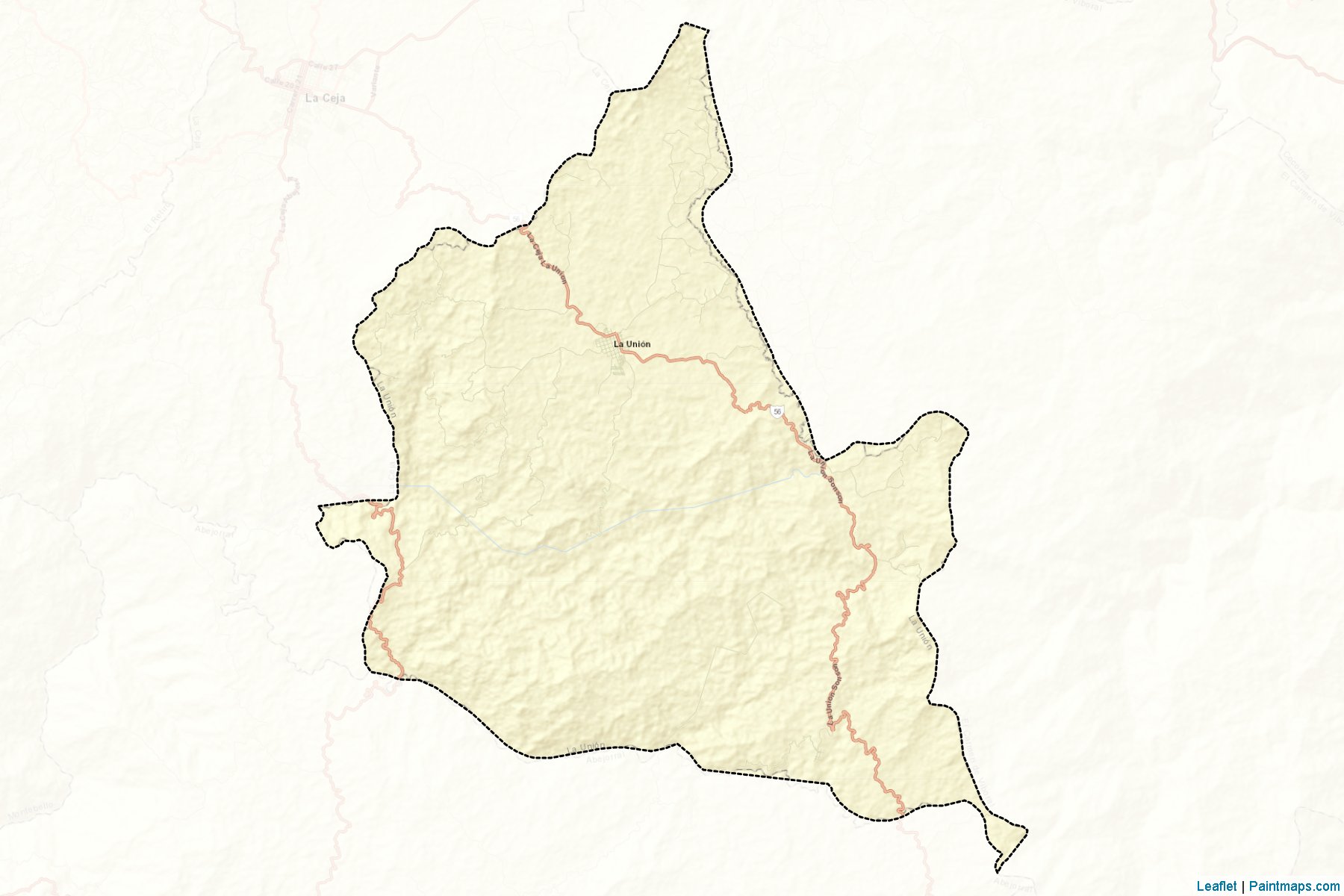 Muestras de recorte de mapas La Union (Antioquia)-2