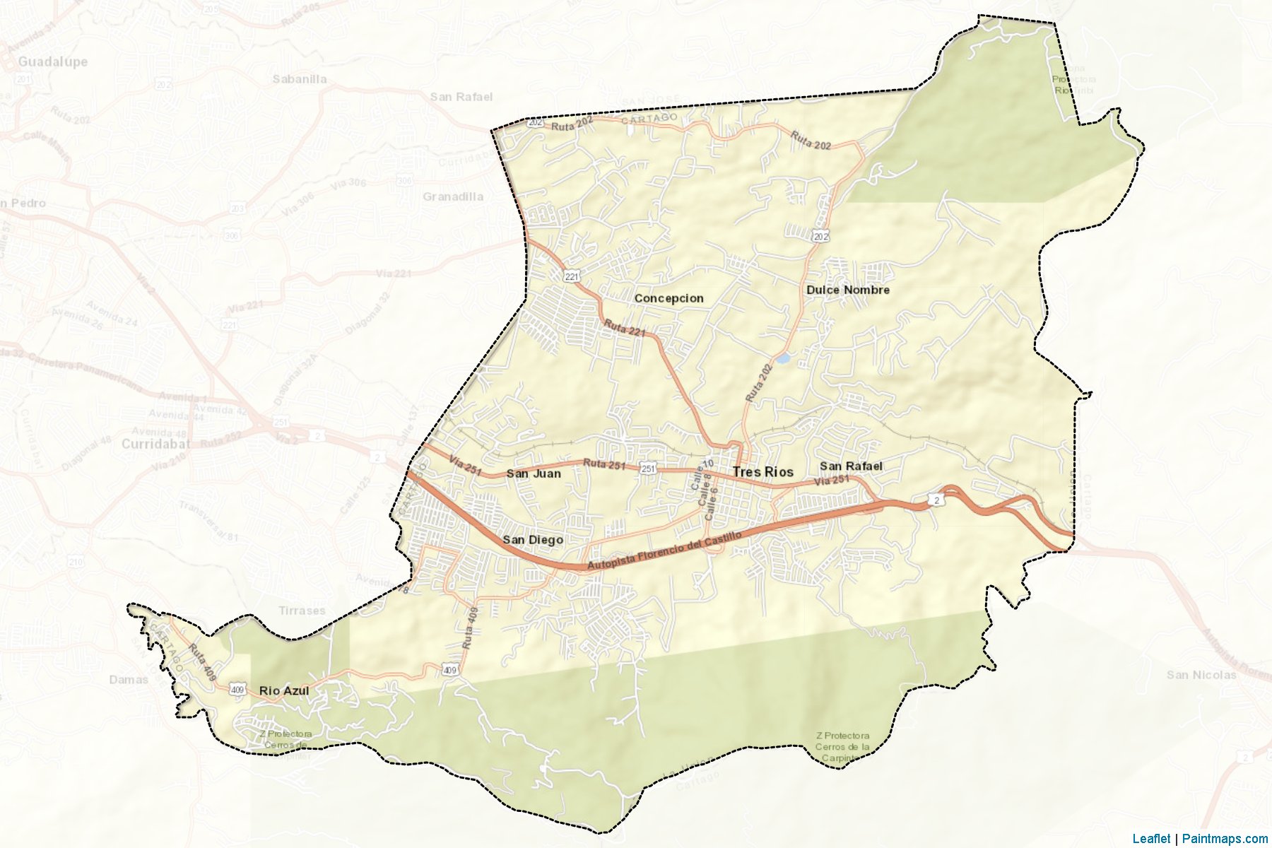 Muestras de recorte de mapas La Union (Cartago)-2