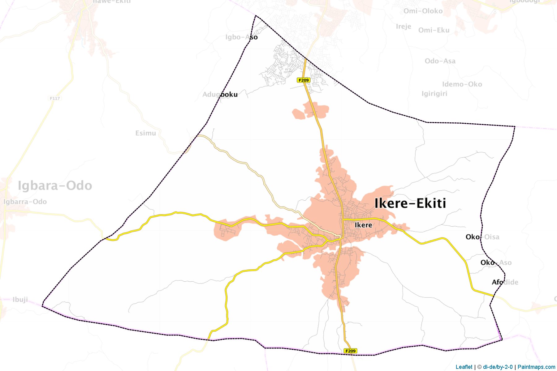 Ikere (Ekiti) Map Cropping Samples-1