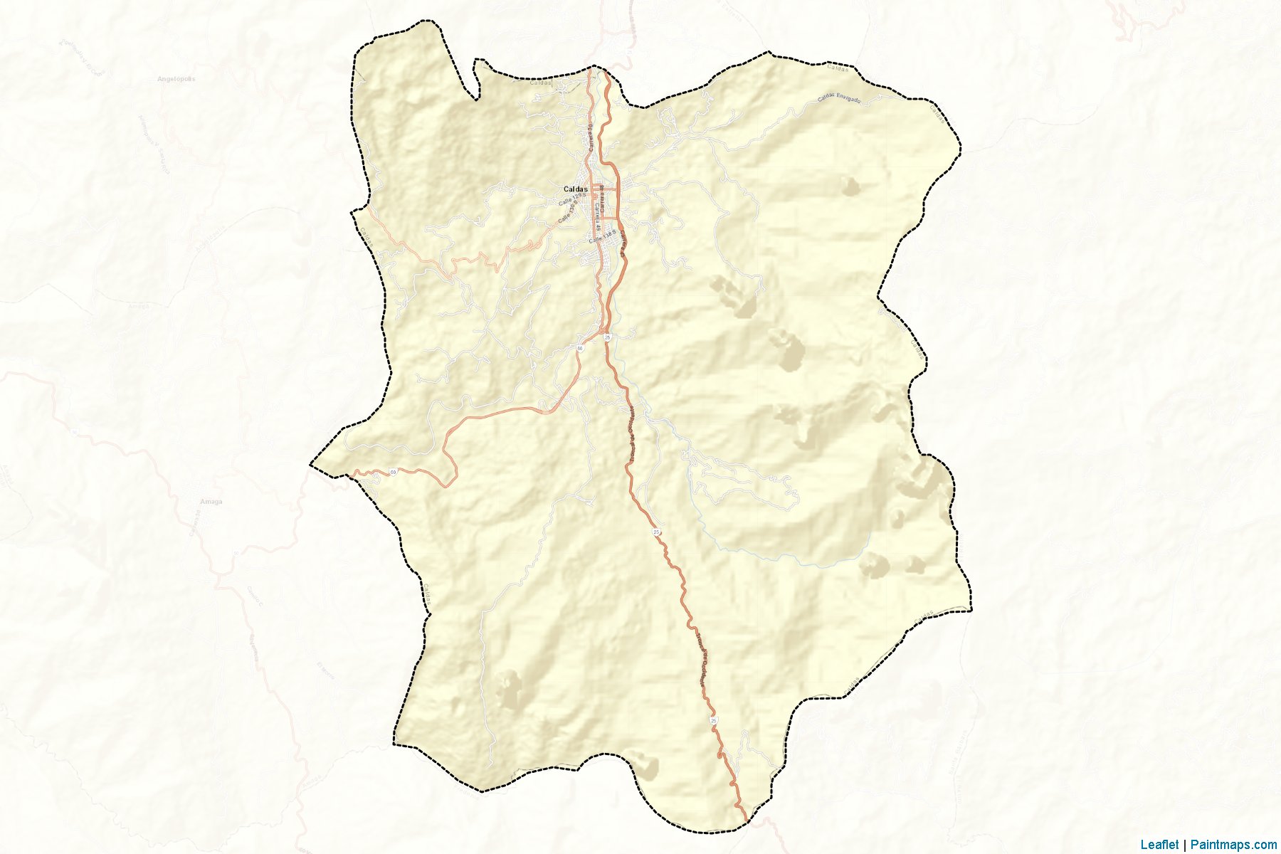 Muestras de recorte de mapas Caldas (Antioquia)-2