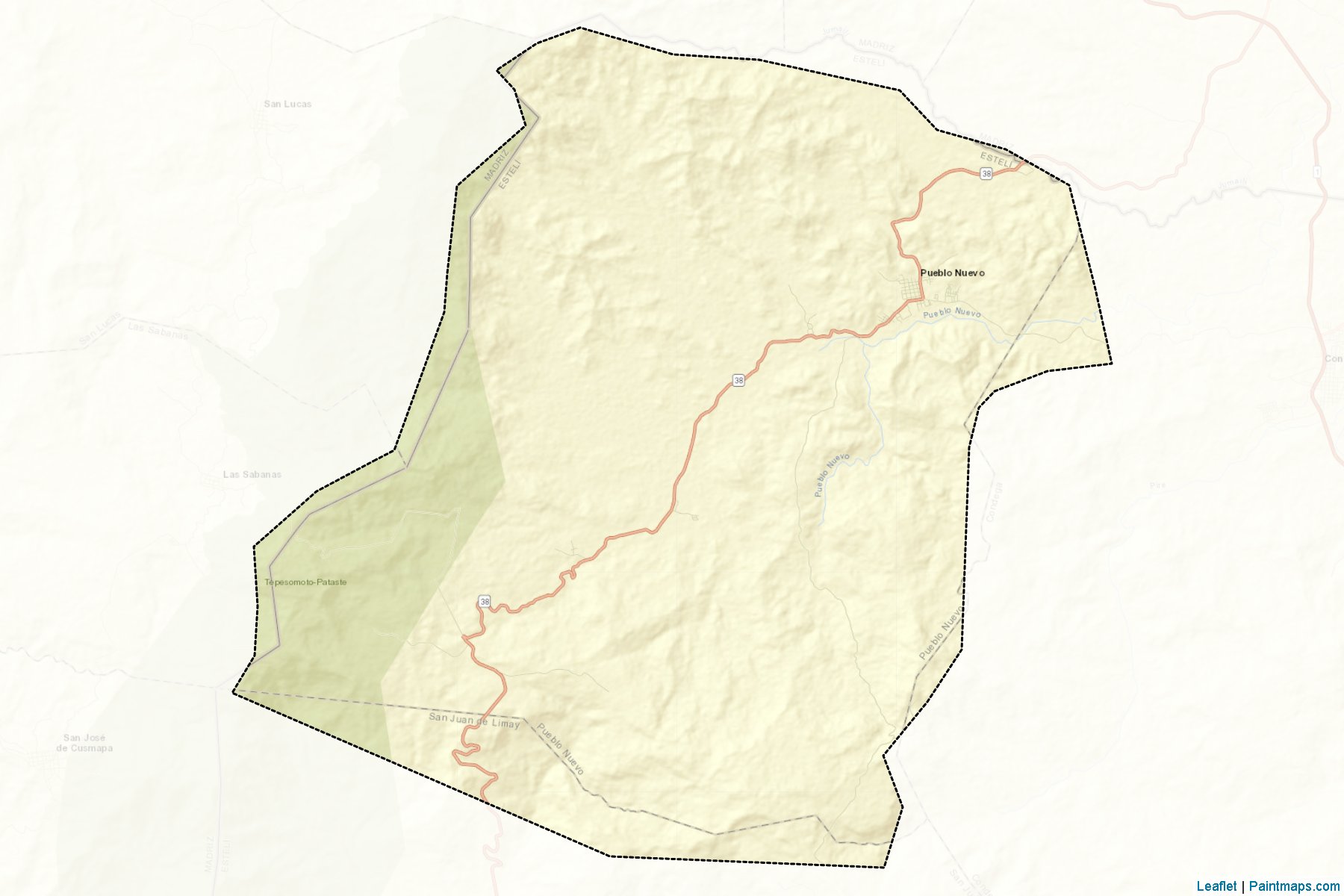 Muestras de recorte de mapas Plueblo Nuevo (Estelí)-2