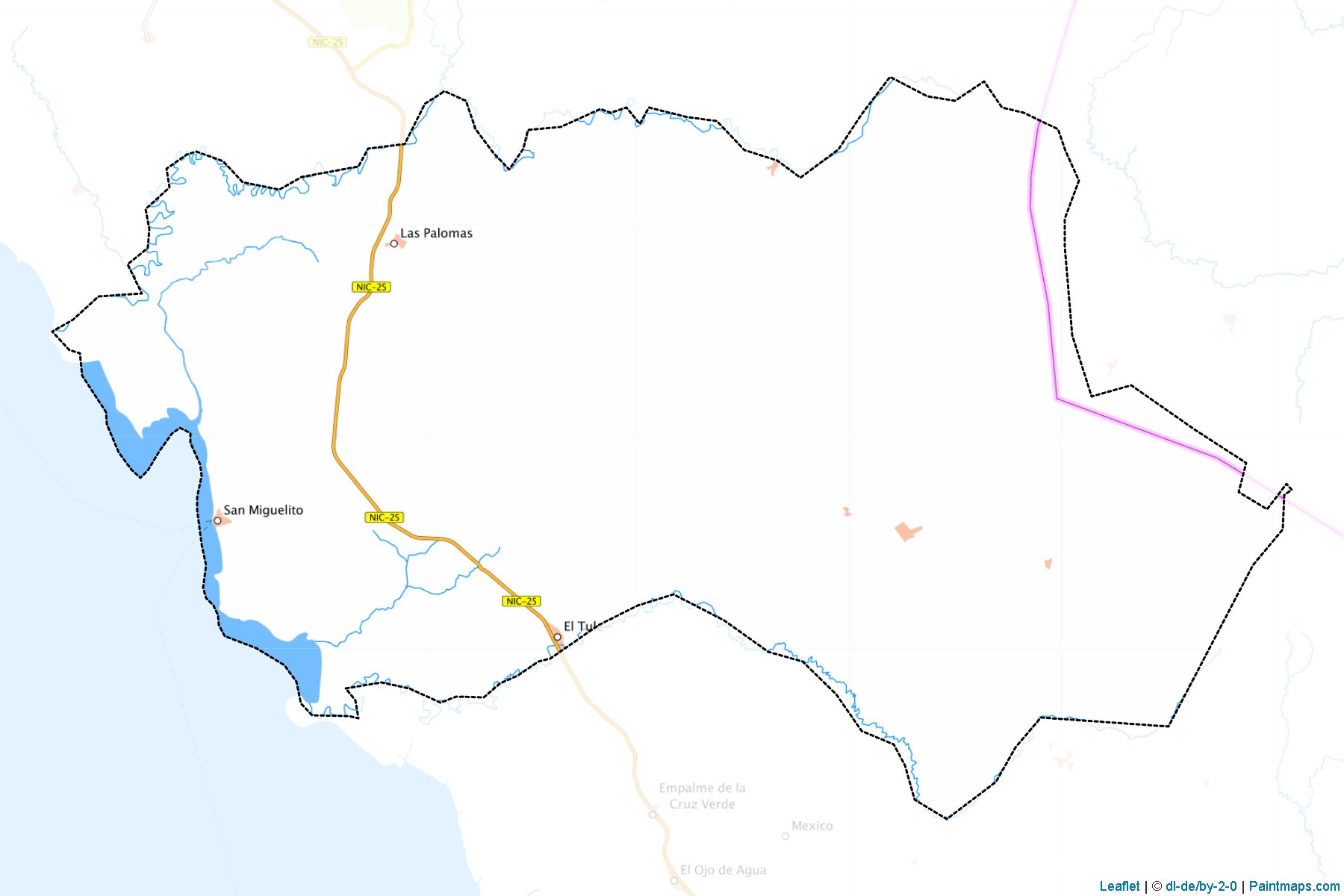 Muestras de recorte de mapas San Miguelito (Rio San Juan)-1