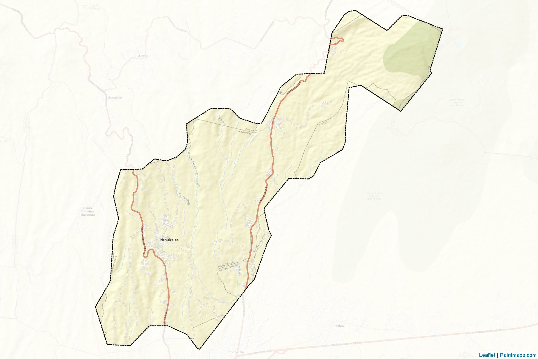 Nahuizalco (Sonsonate) Map Cropping Samples-2