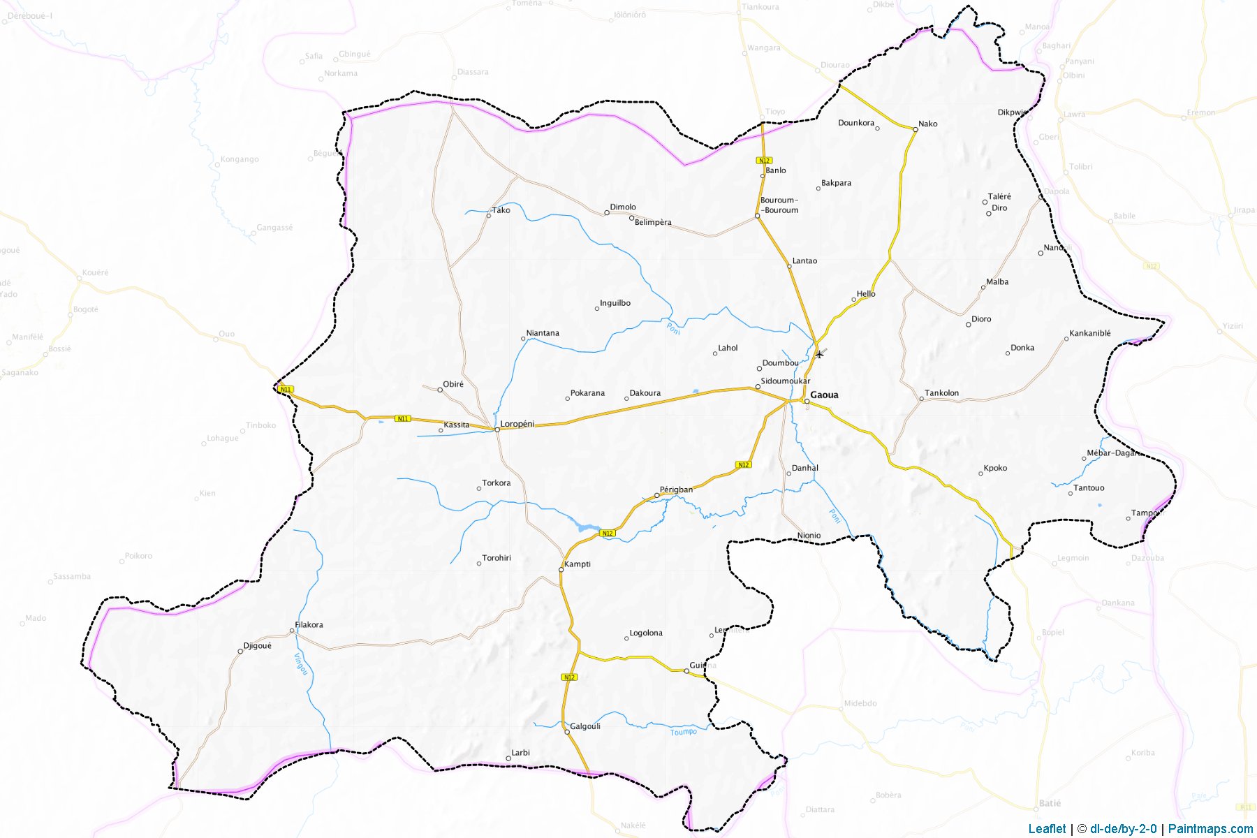 Poni (Sud-Ouest) Map Cropping Samples-1