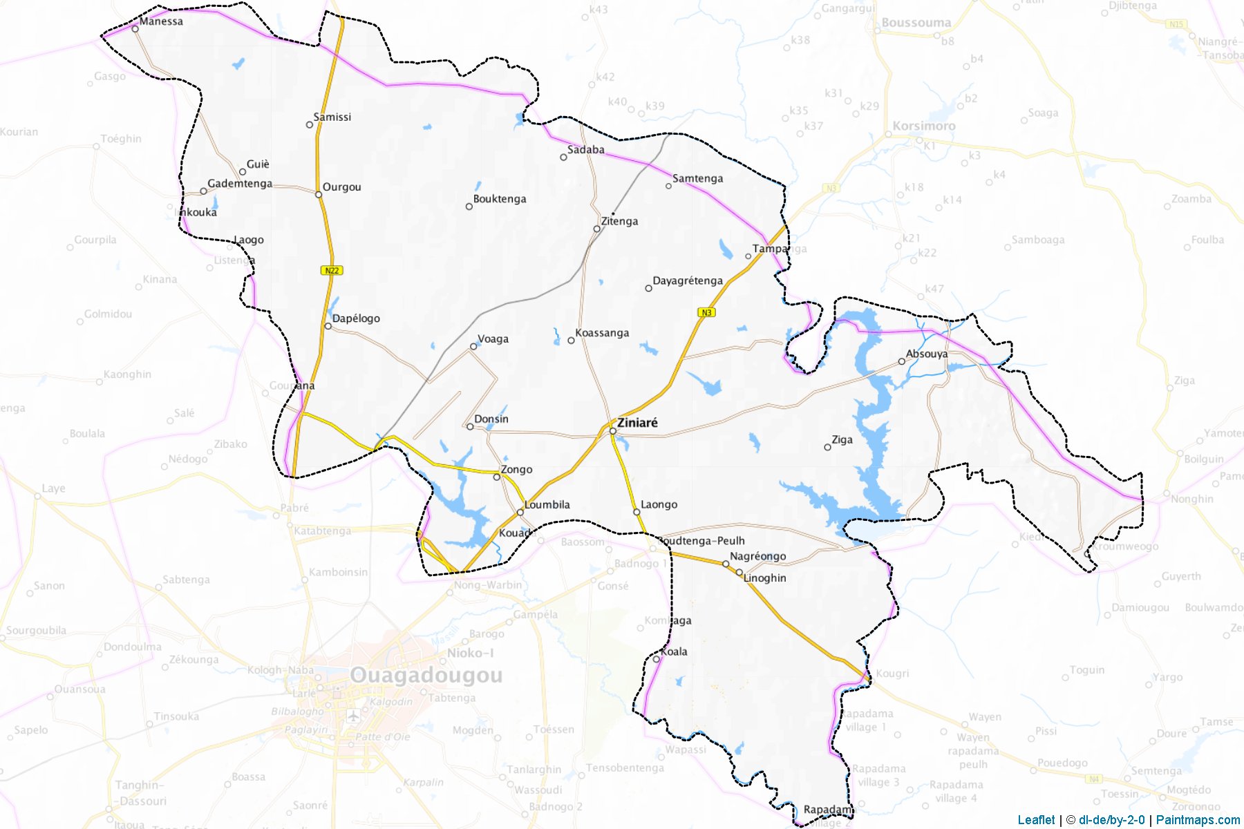 Oubritenga (Plateau Central) Map Cropping Samples-1