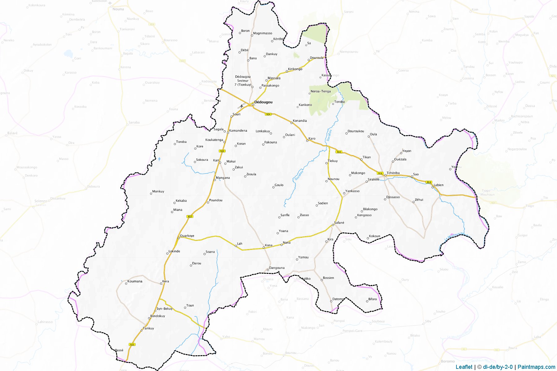 Mouhoun (Boucle du Mouhoun) Map Cropping Samples-1