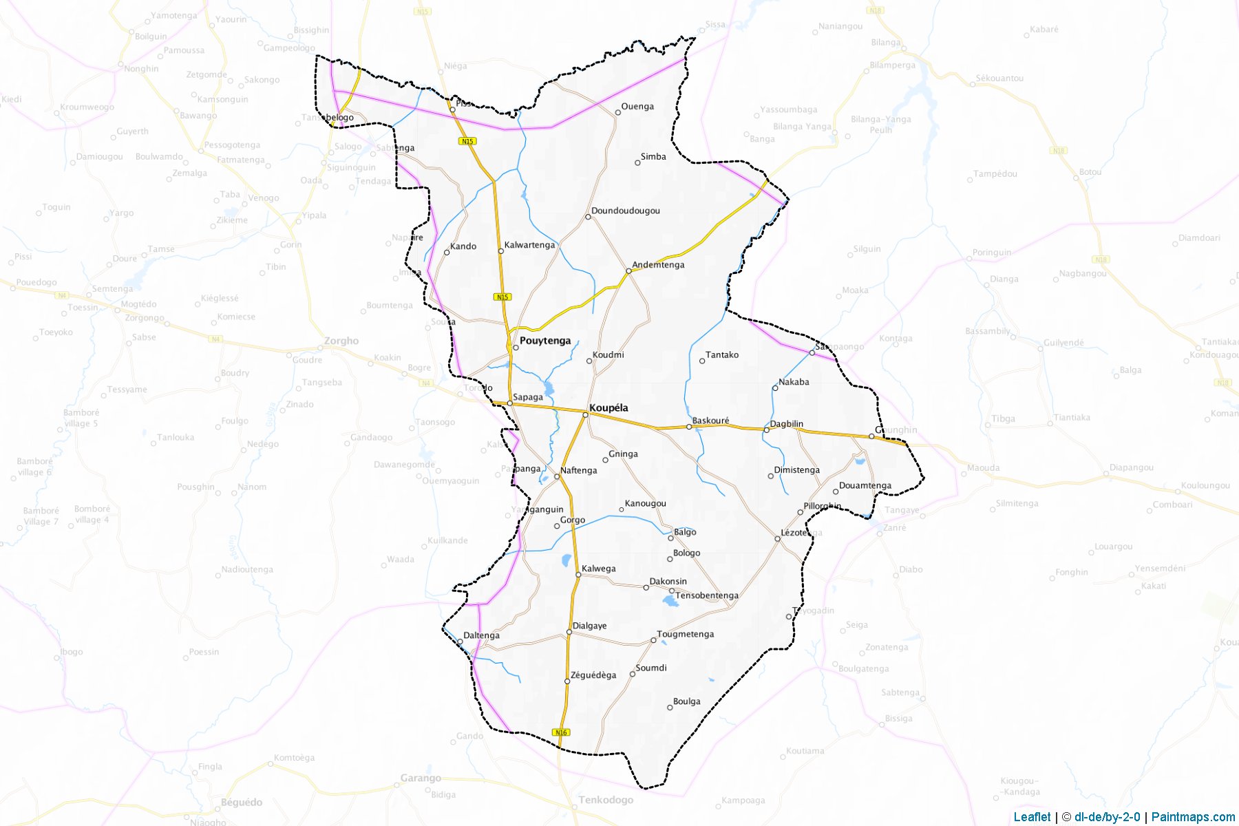 Kouritenga (Centre Est) Map Cropping Samples-1