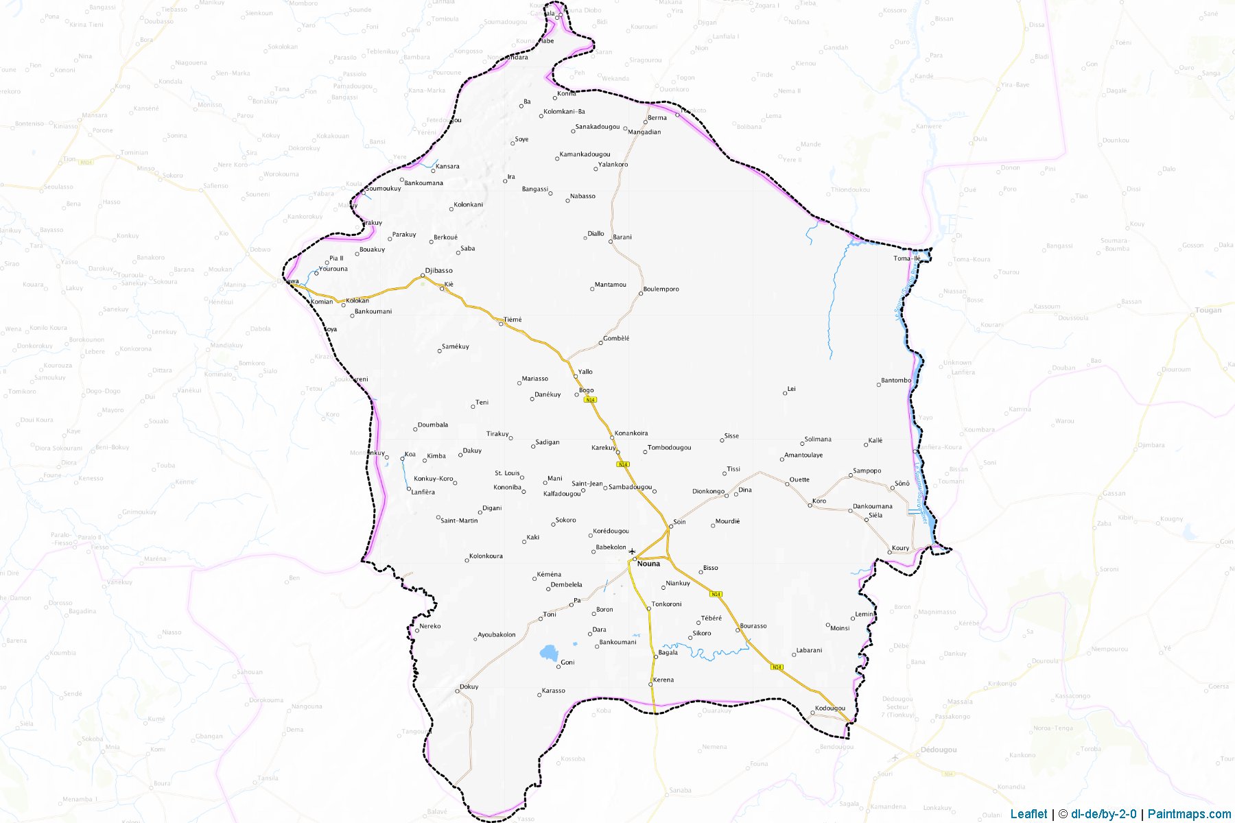 Kossi (Boucle du Mouhoun) Map Cropping Samples-1