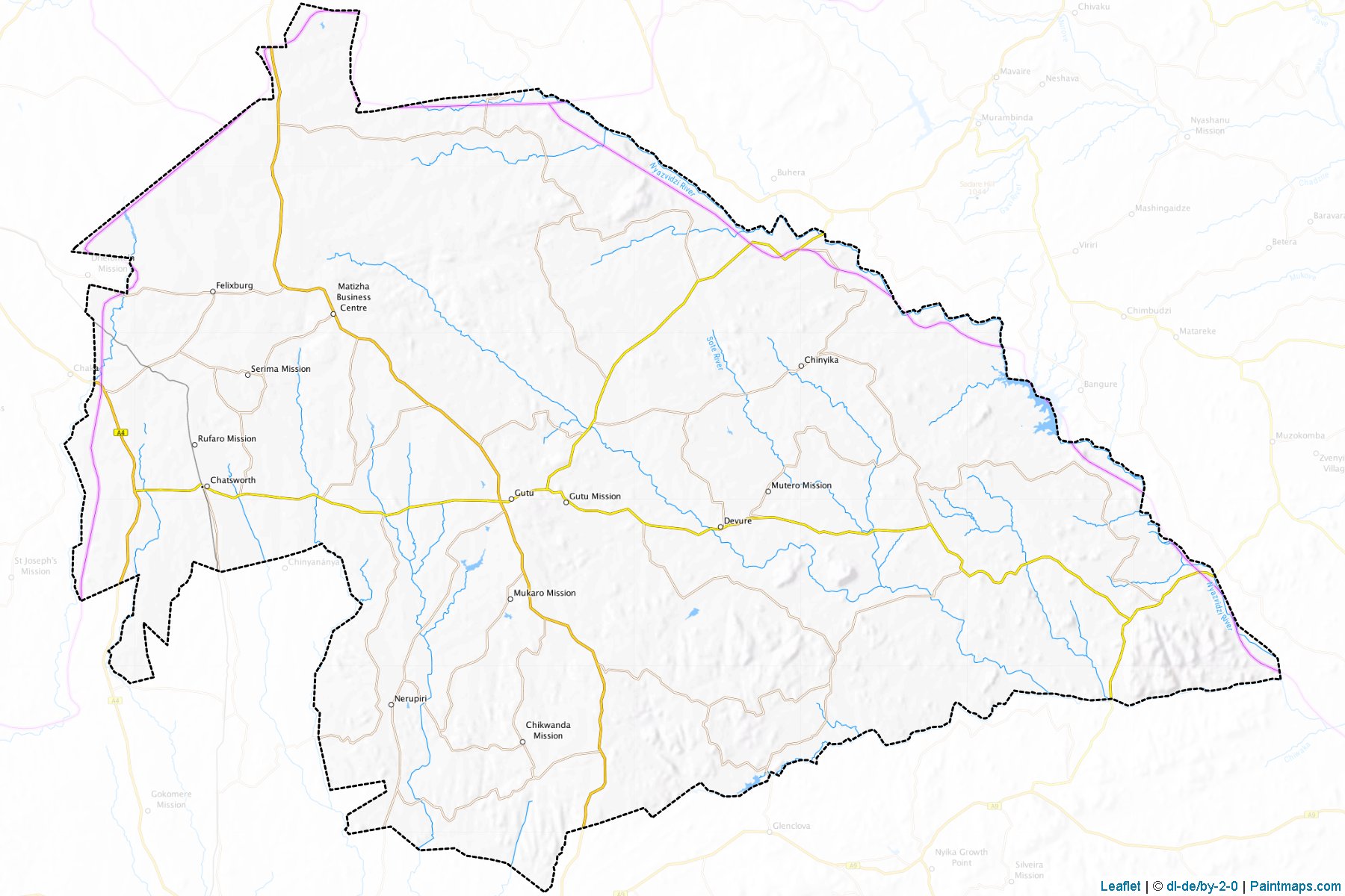 Gutu (Masvingo) Map Cropping Samples-1