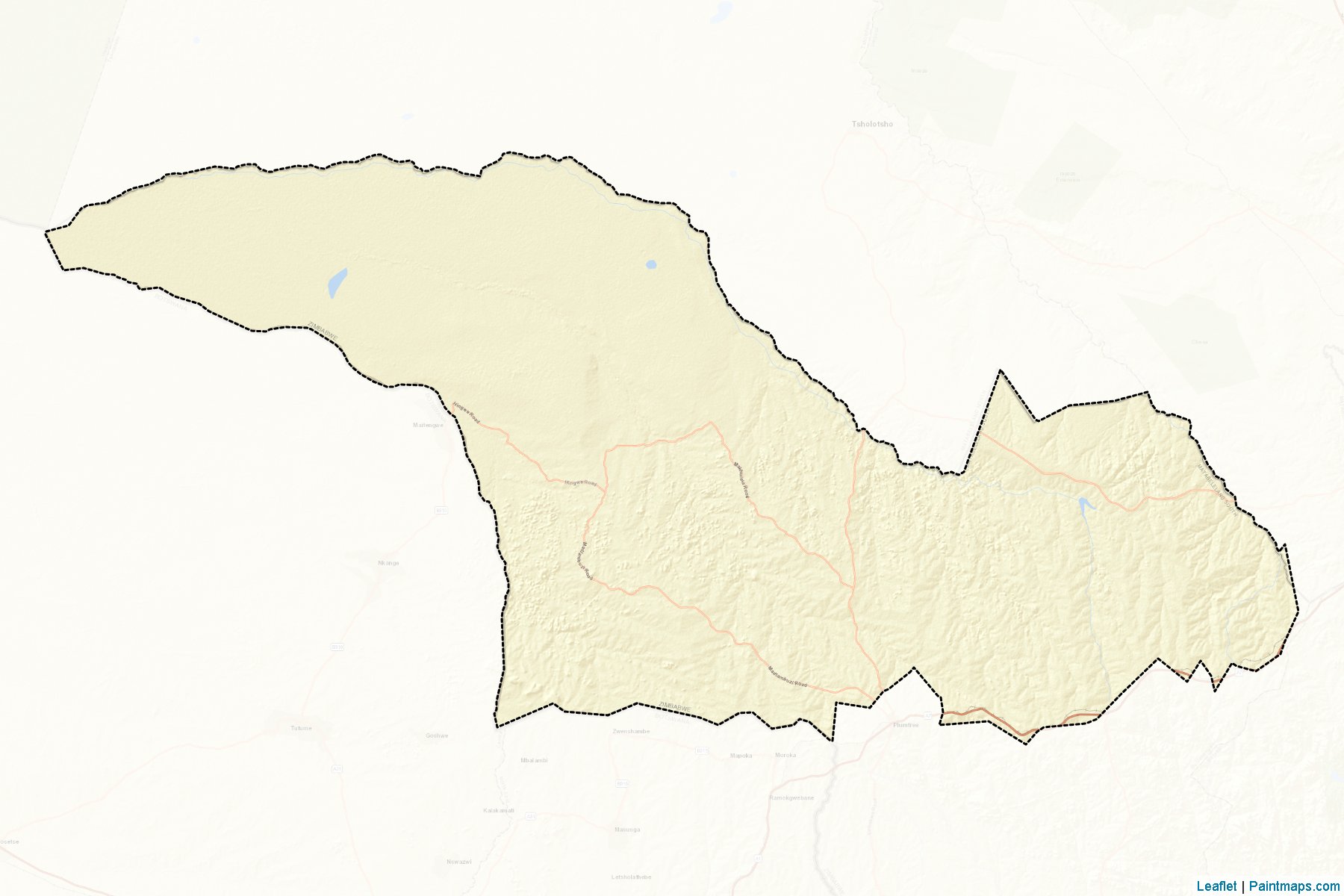 Bulilimamangwe District (Matabeleland South) Map Cropping Samples-2