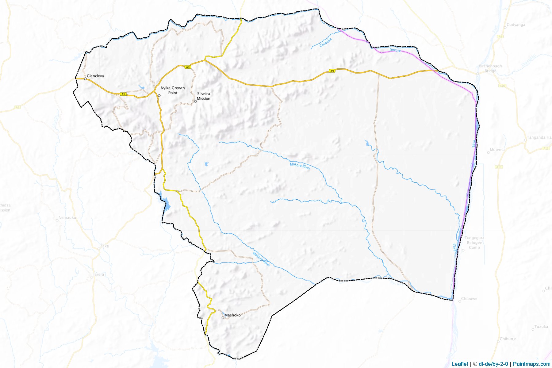 Muestras de recorte de mapas Bikita (Masvingo)-1