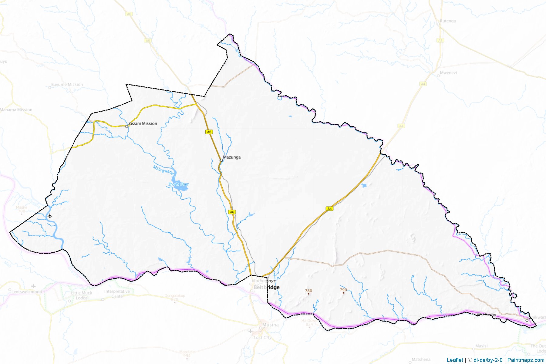 Beitbridge District (Matabeleland South) Map Cropping Samples-1