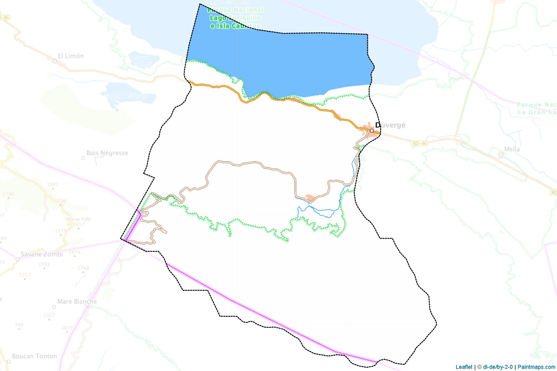 Muestras de recorte de mapas Duvergé (Independencia)-1