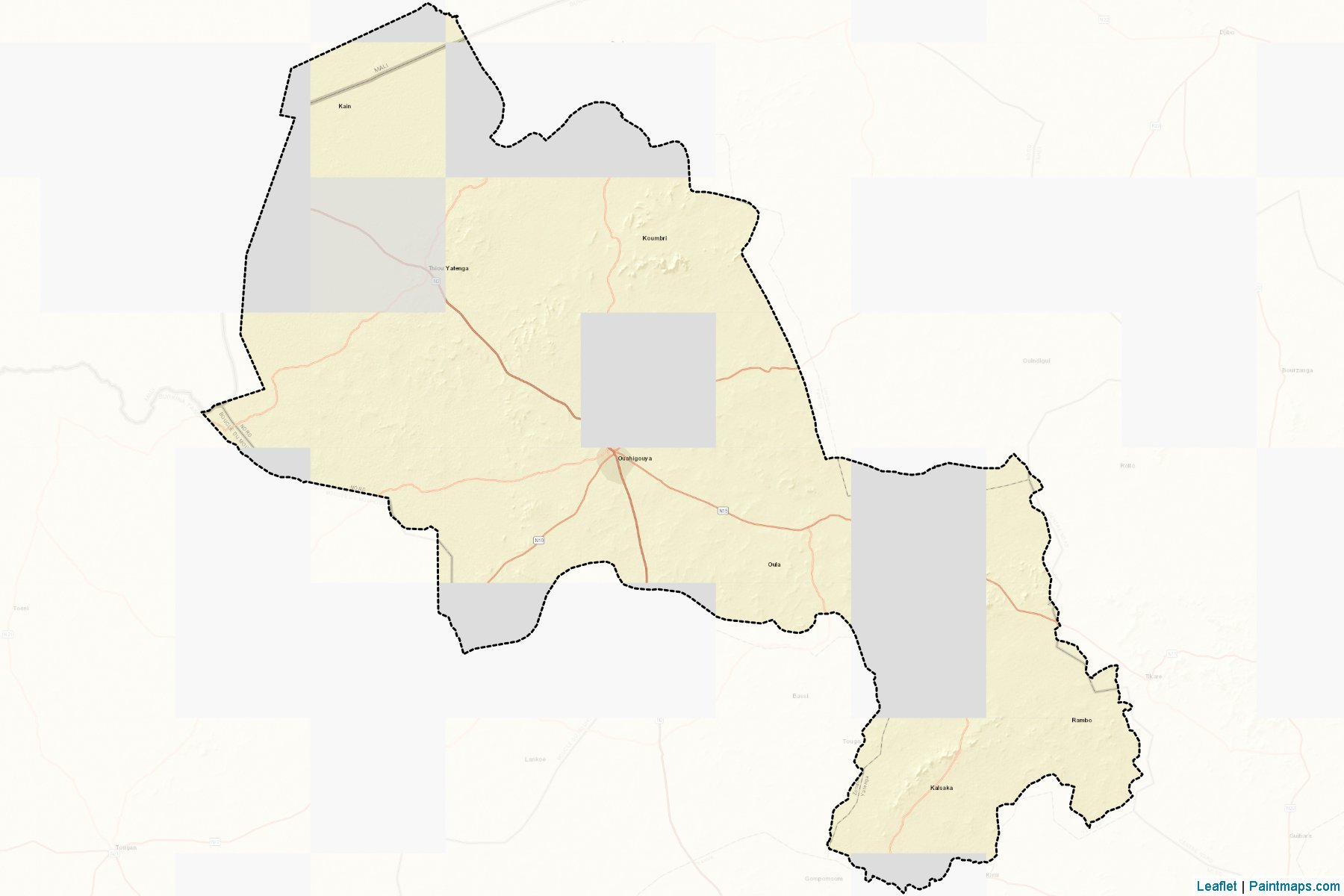 Yatenga (Nord) Map Cropping Samples-2