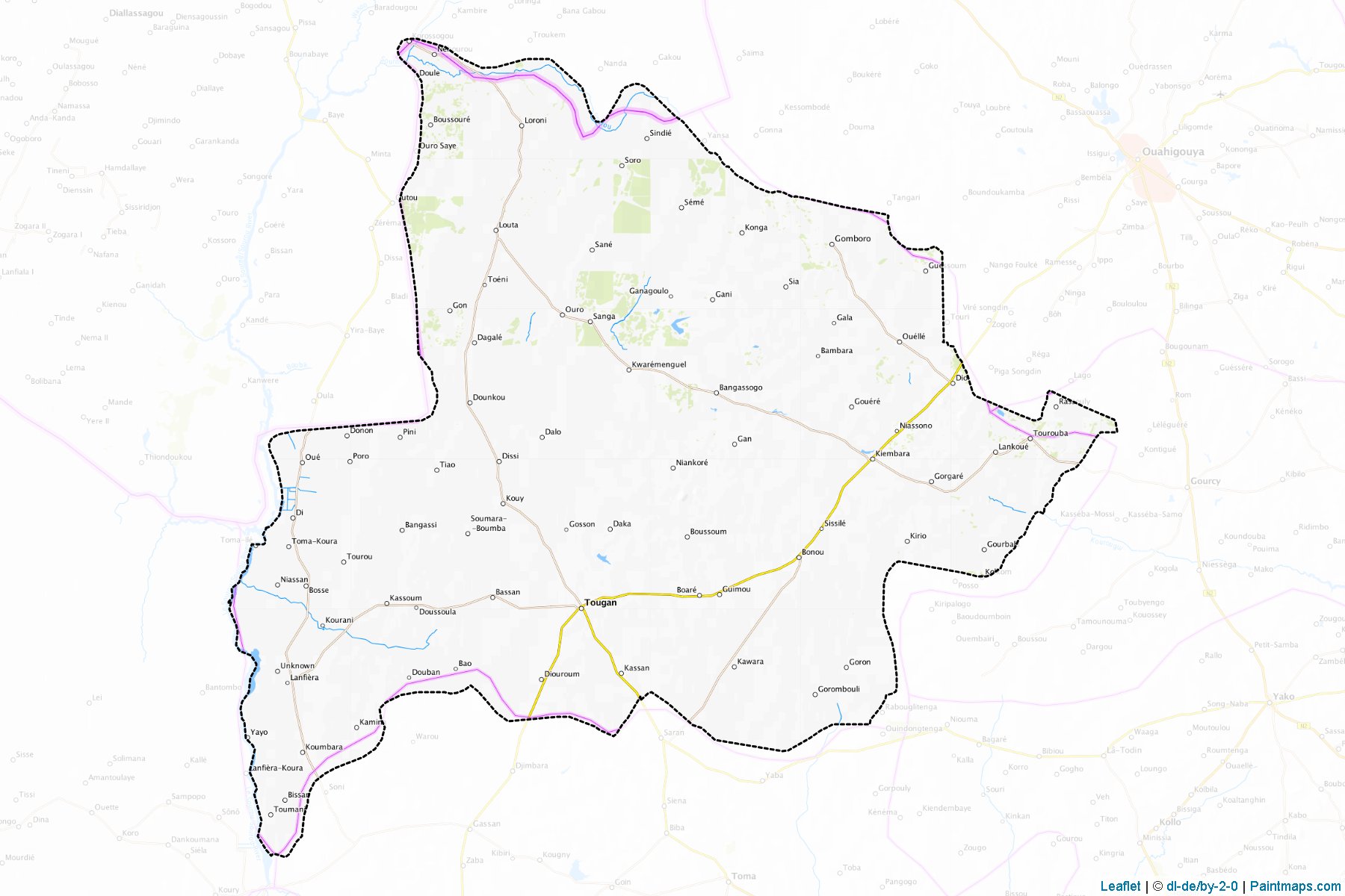 Sourou (Boucle du Mouhoun) Map Cropping Samples-1