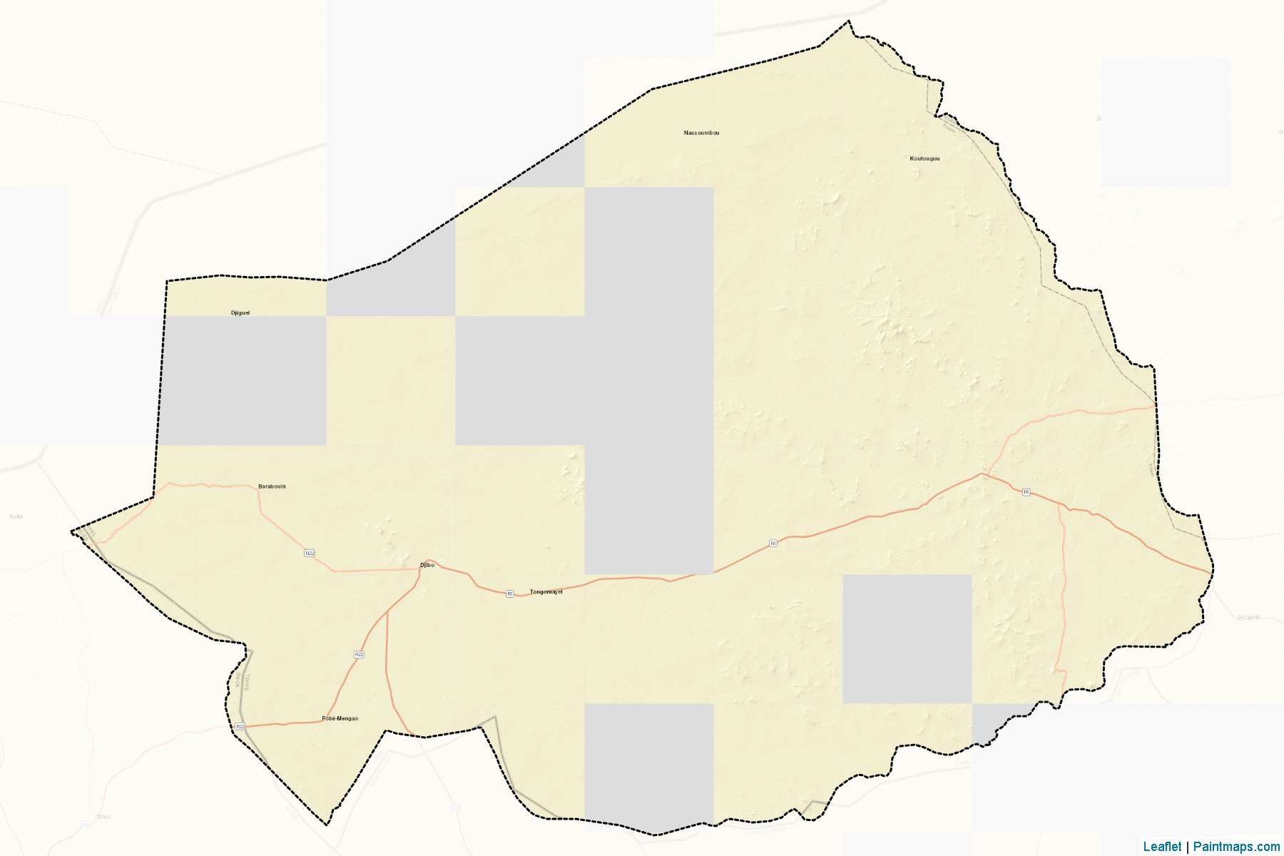 Soum (Sahel) Map Cropping Samples-2