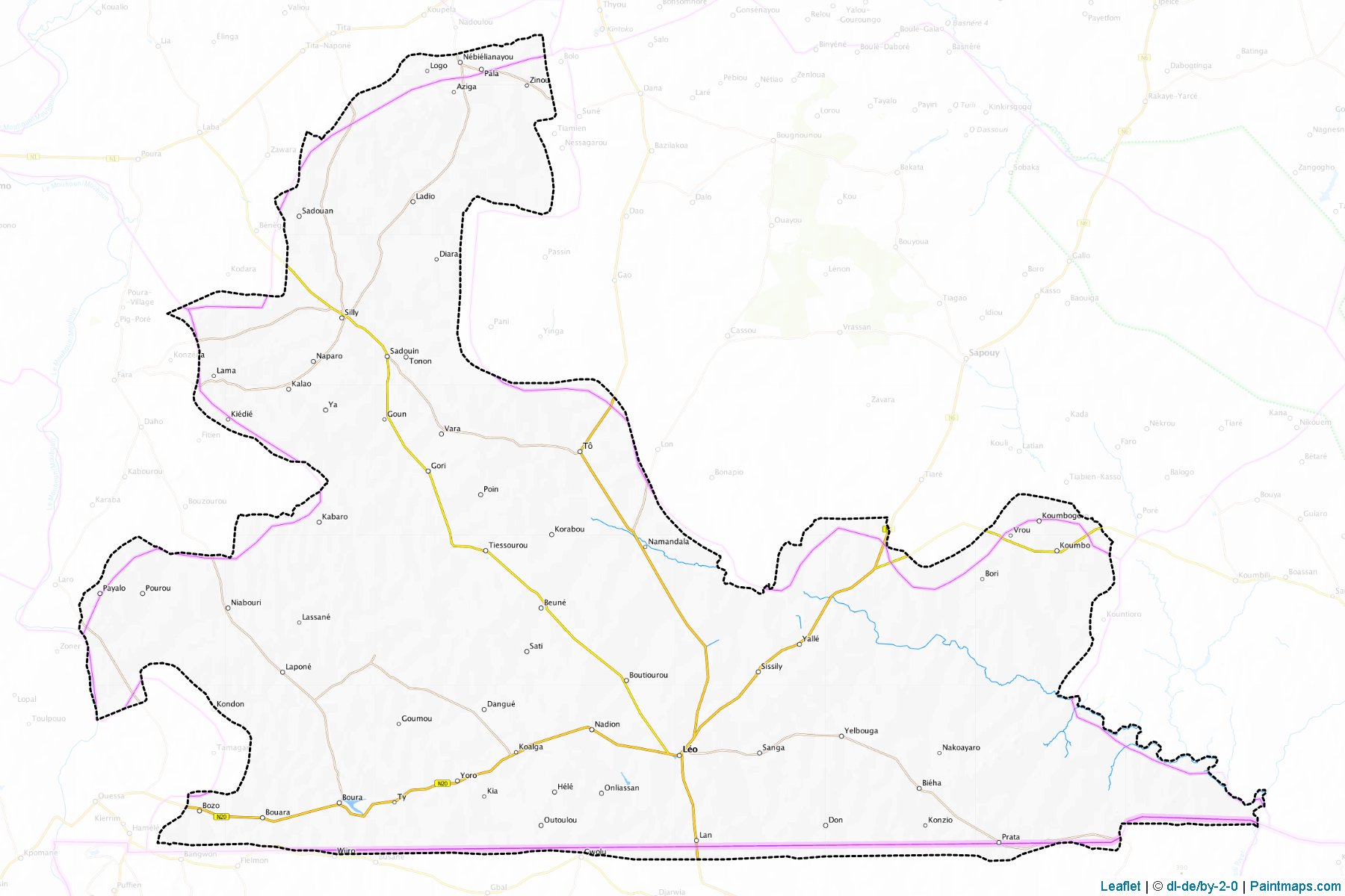 Sissili (Centre Ouest) Map Cropping Samples-1