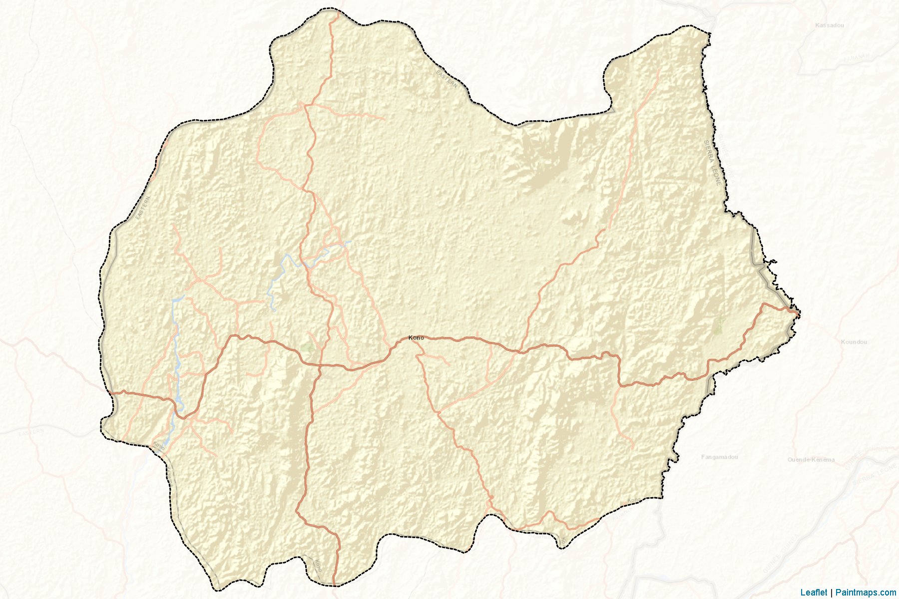 Muestras de recorte de mapas Kono (Eastern)-2