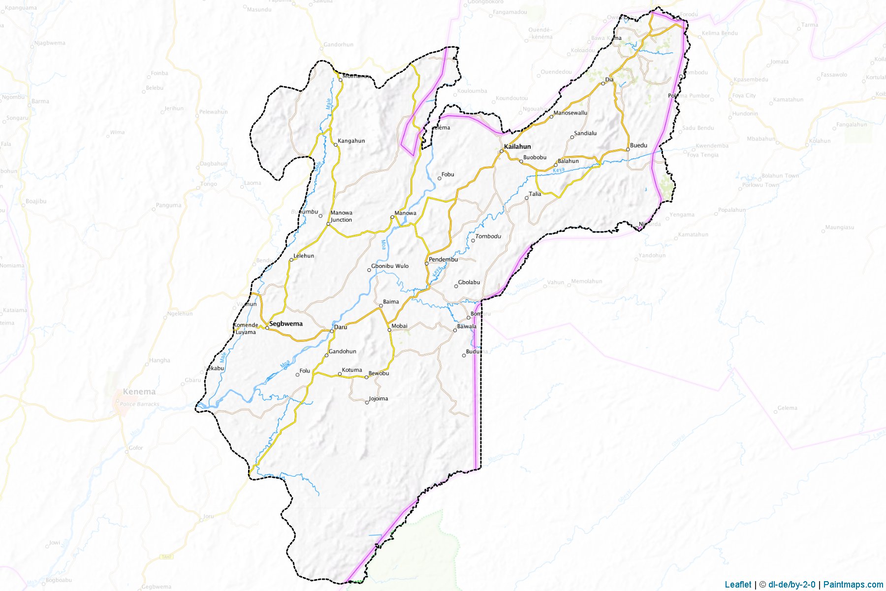 Kailahun (Eastern) Map Cropping Samples-1