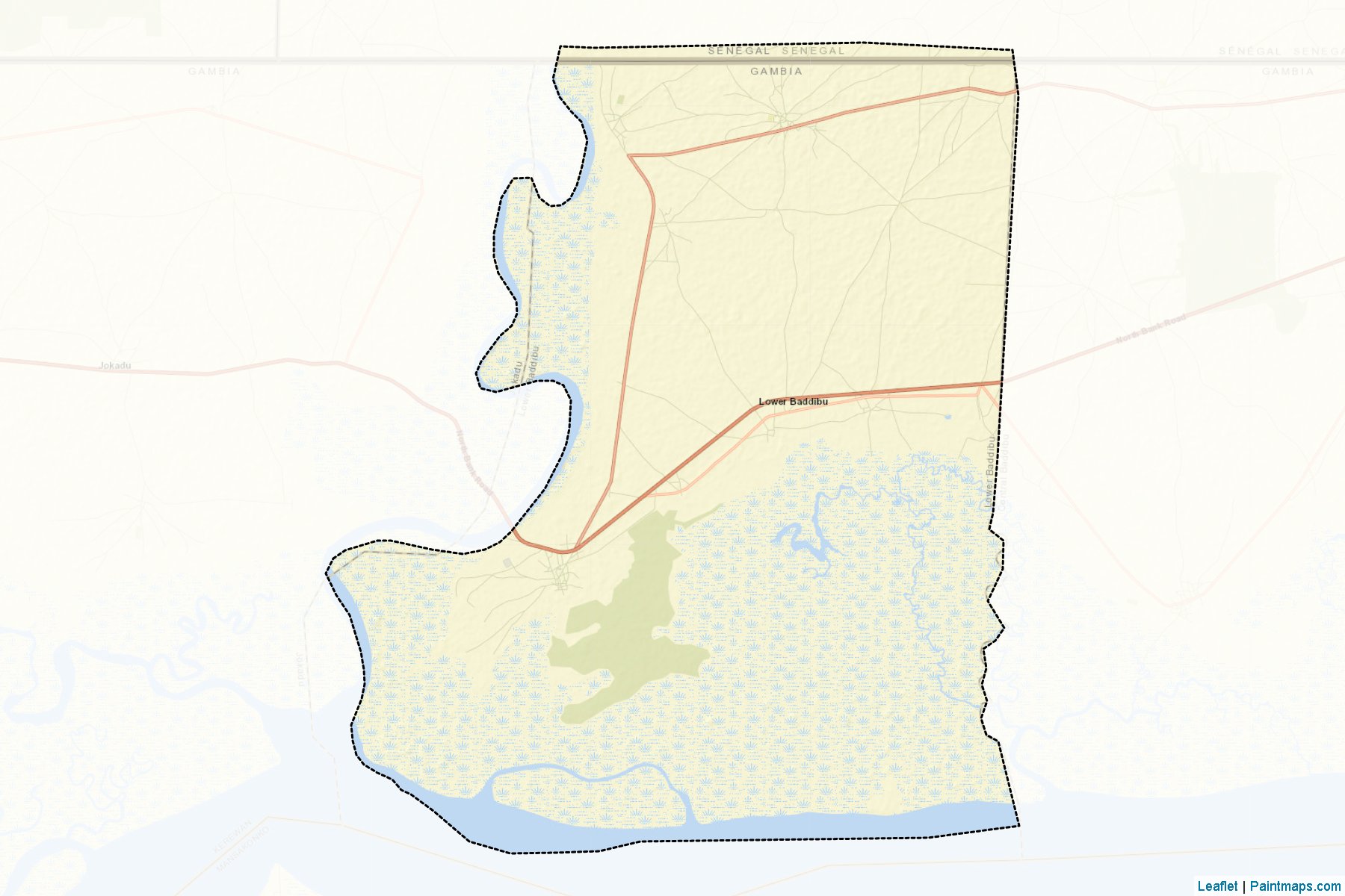 Muestras de recorte de mapas Lower Baddibu (North Bank)-2