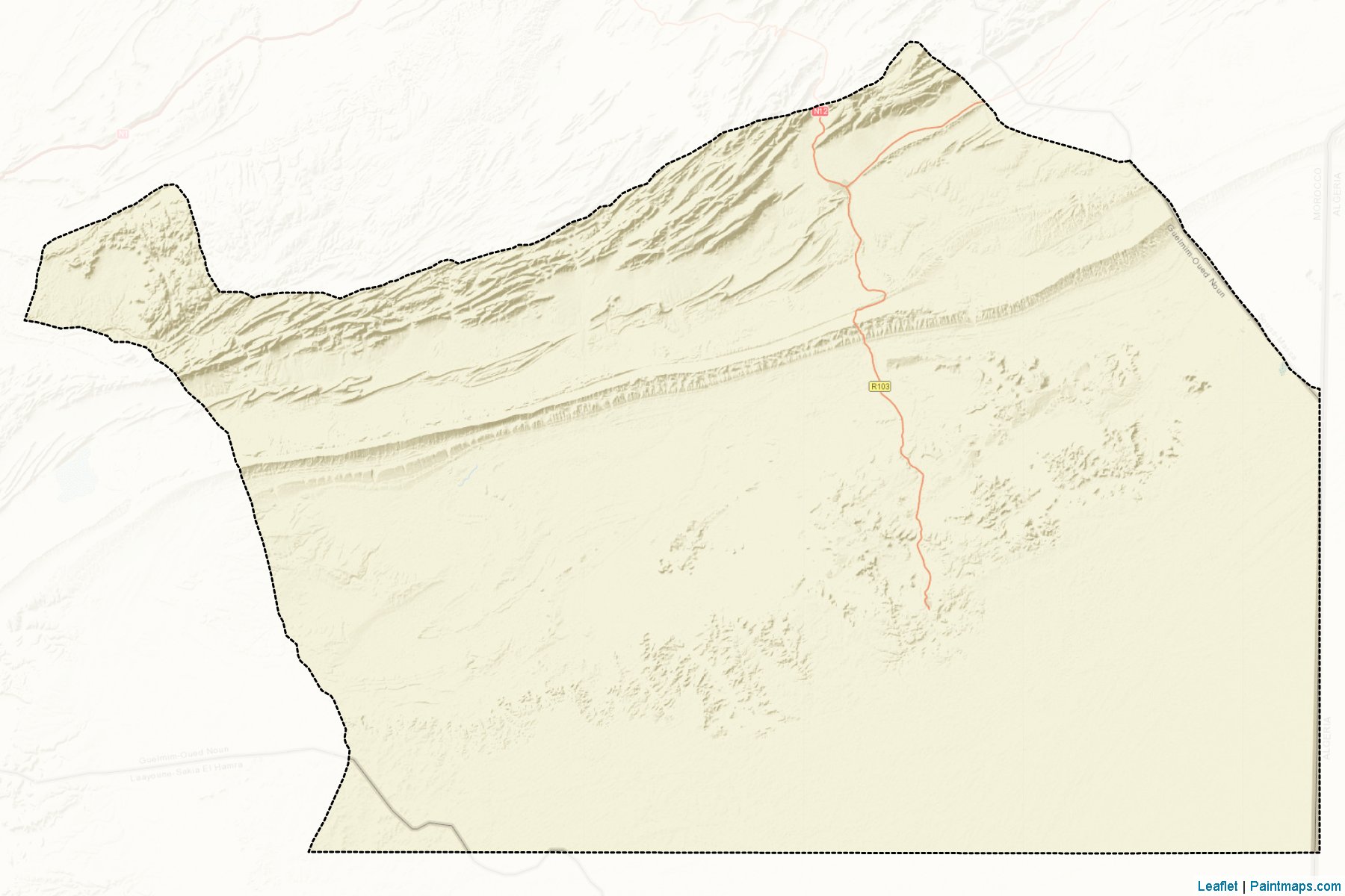 Muestras de recorte de mapas Assa-Zag (Guelmim-Oued Noun)-2