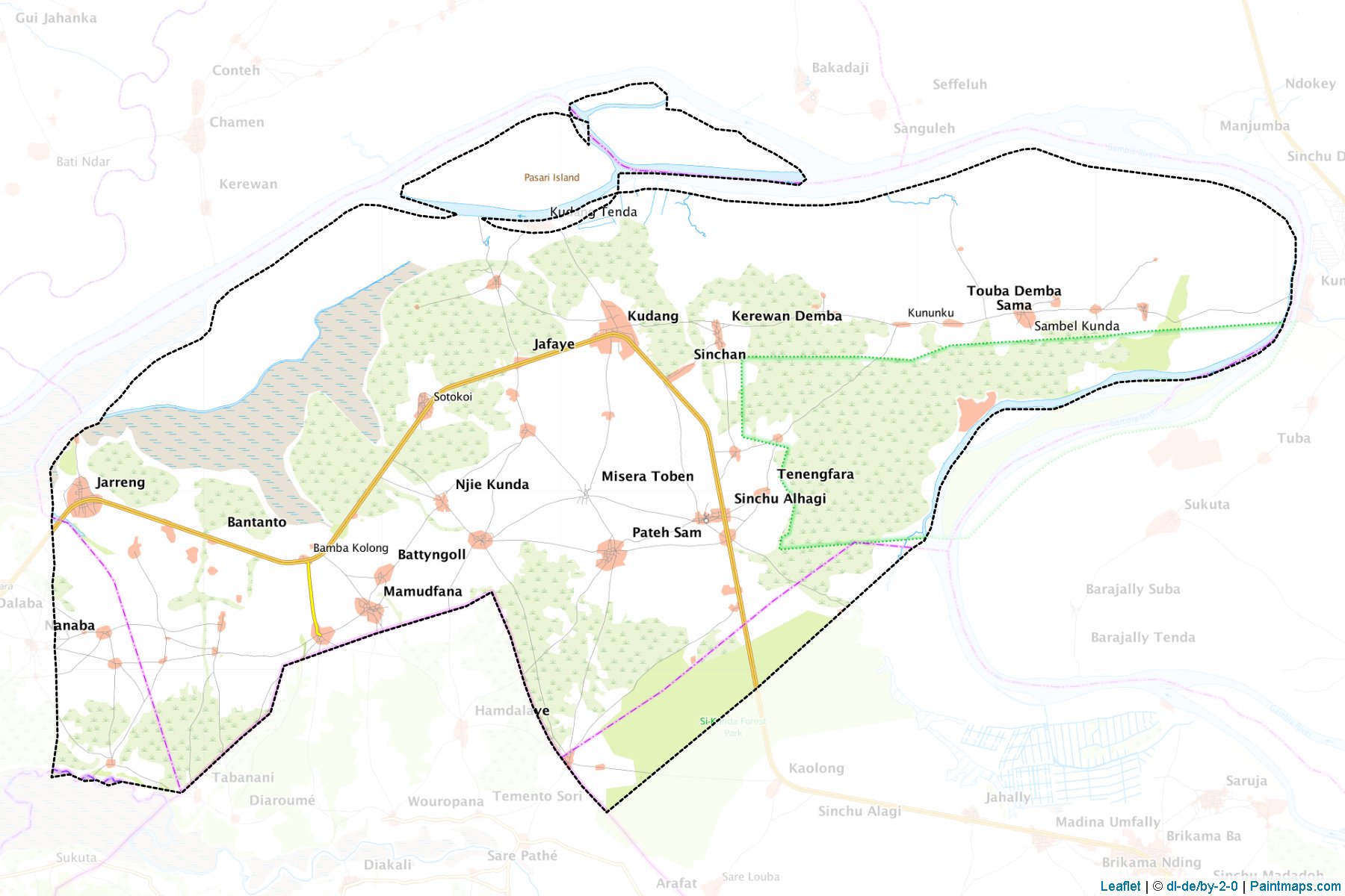 Niamina East (Central River) Map Cropping Samples-1