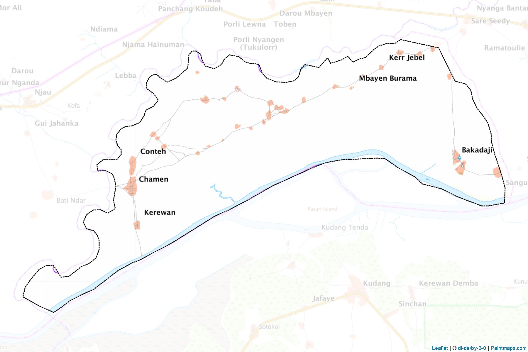 Nianija (Central River) Map Cropping Samples-1