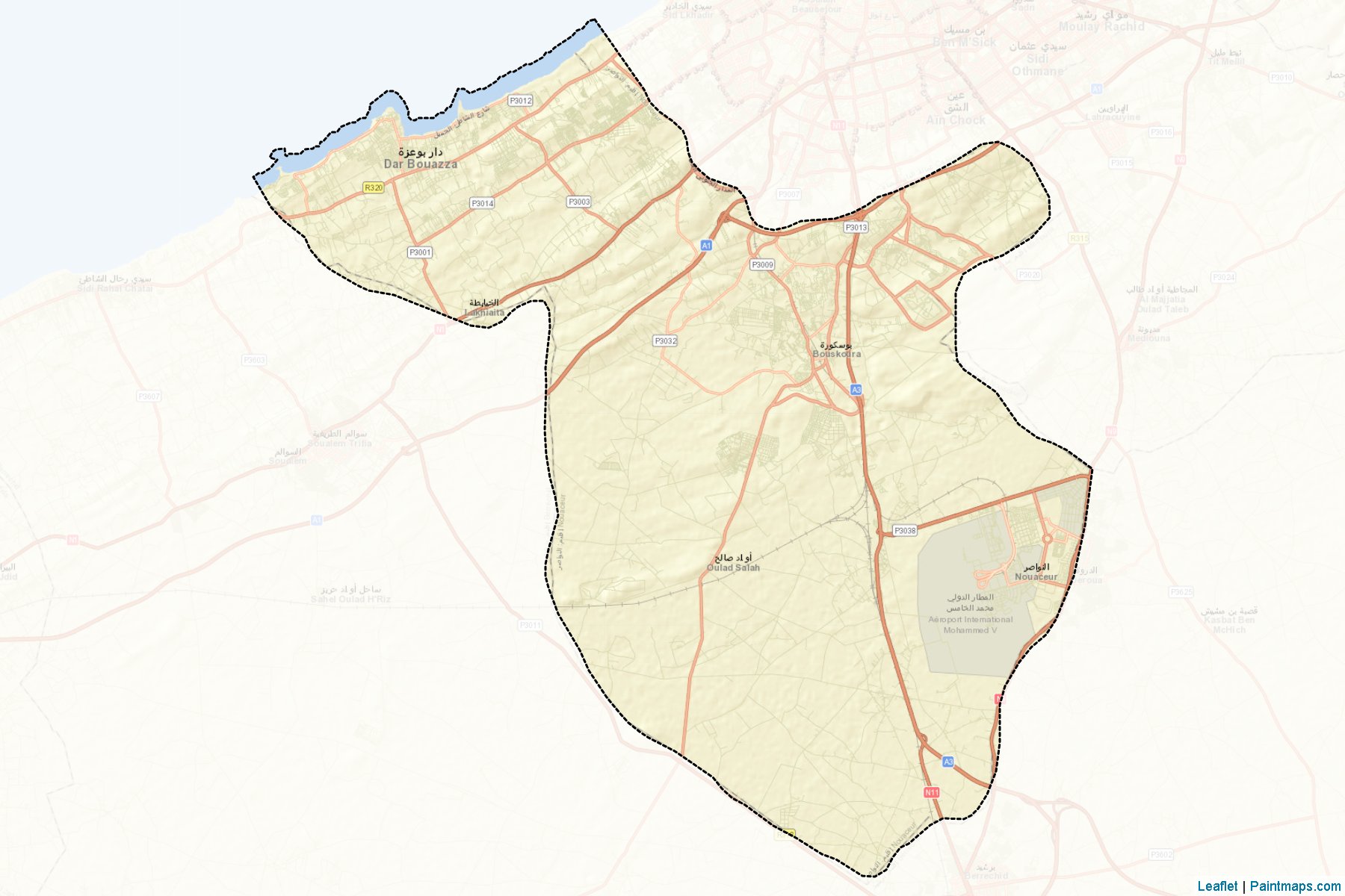 Nouaceur (Casablanca-Settat) Map Cropping Samples-2