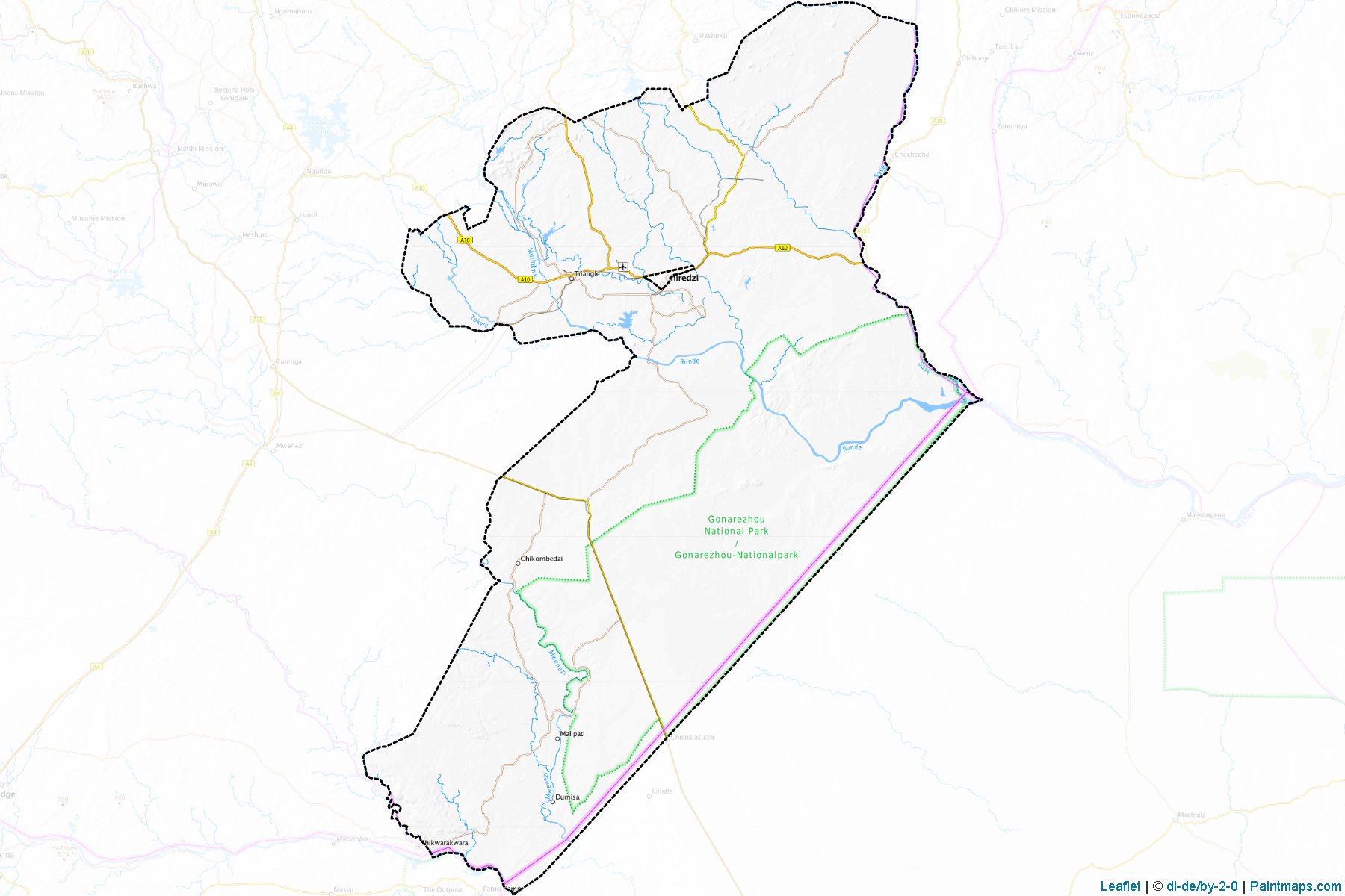 Chiredzi (Masvingo) Haritası Örnekleri-1