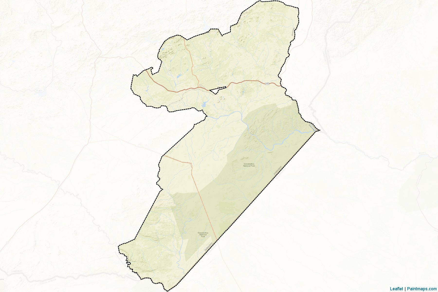 Chiredzi (Masvingo) Haritası Örnekleri-2