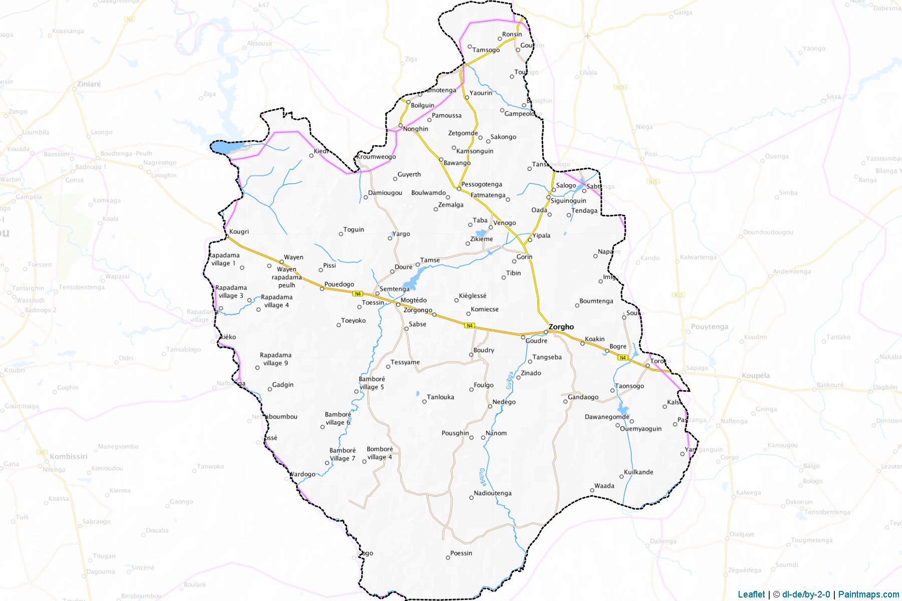 Ganzourgou (Plateau Central) Map Cropping Samples-1