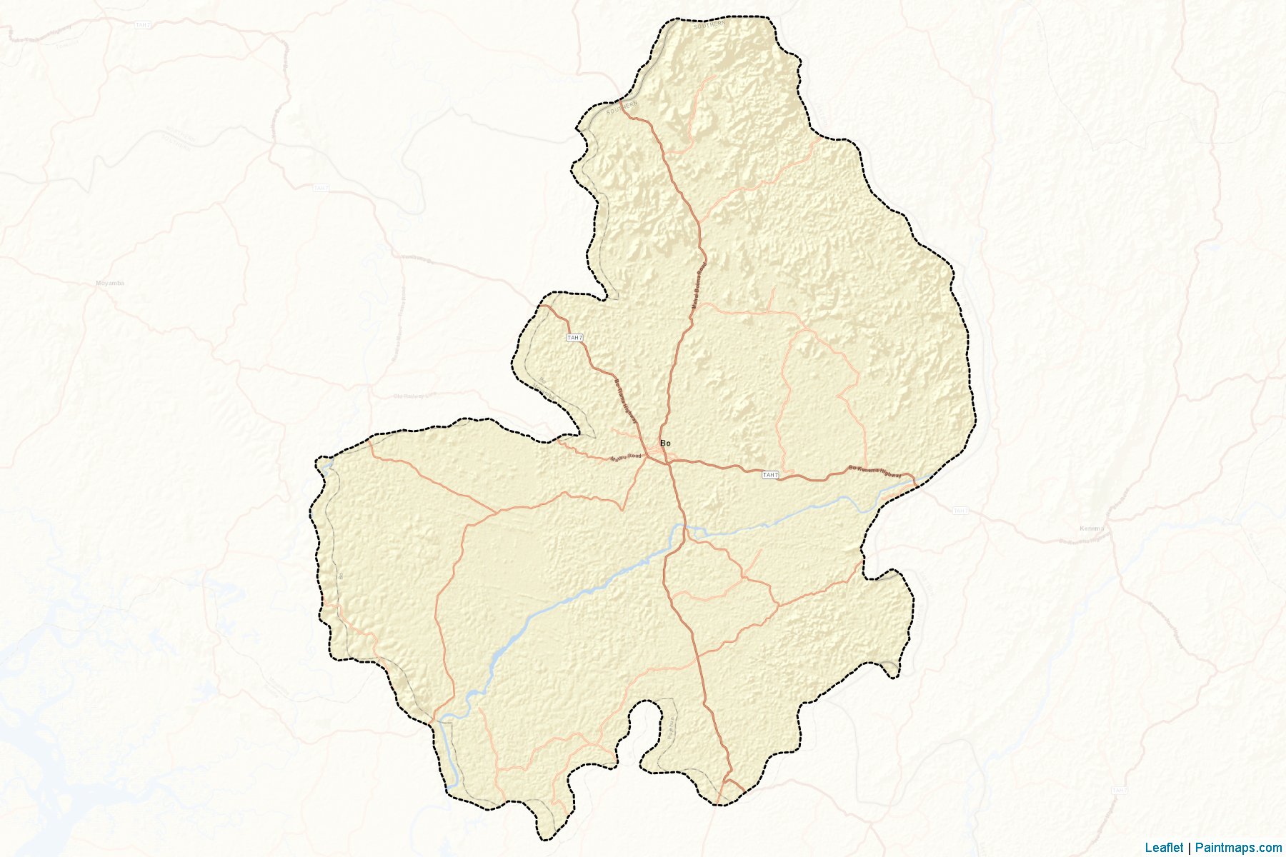 Muestras de recorte de mapas Bo (Southern)-2