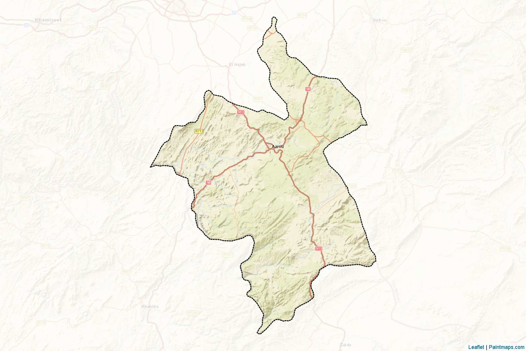 Ifrane (Fès-Meknès) Map Cropping Samples-2