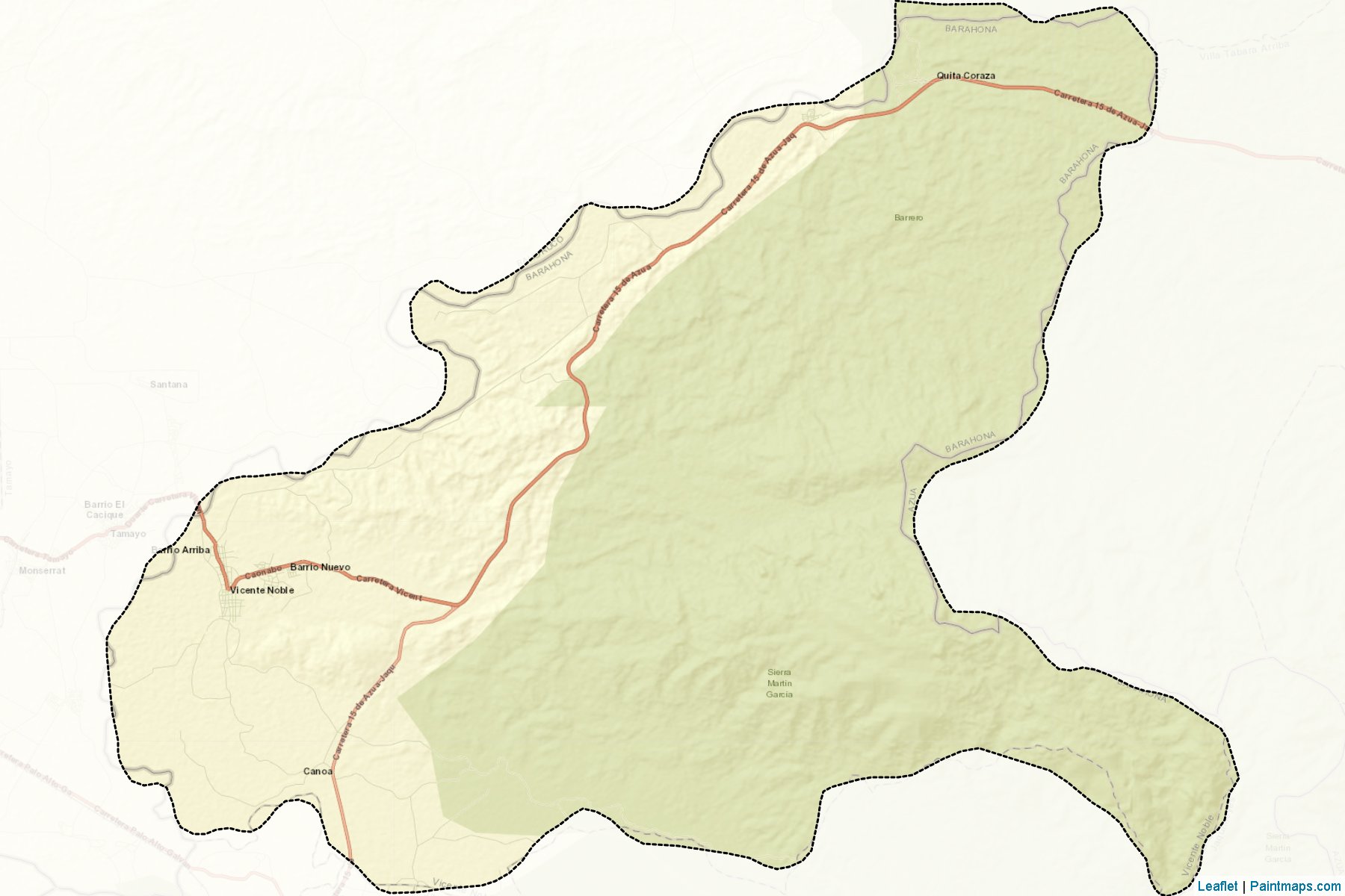 Muestras de recorte de mapas Vicente Noble (Barahona)-2