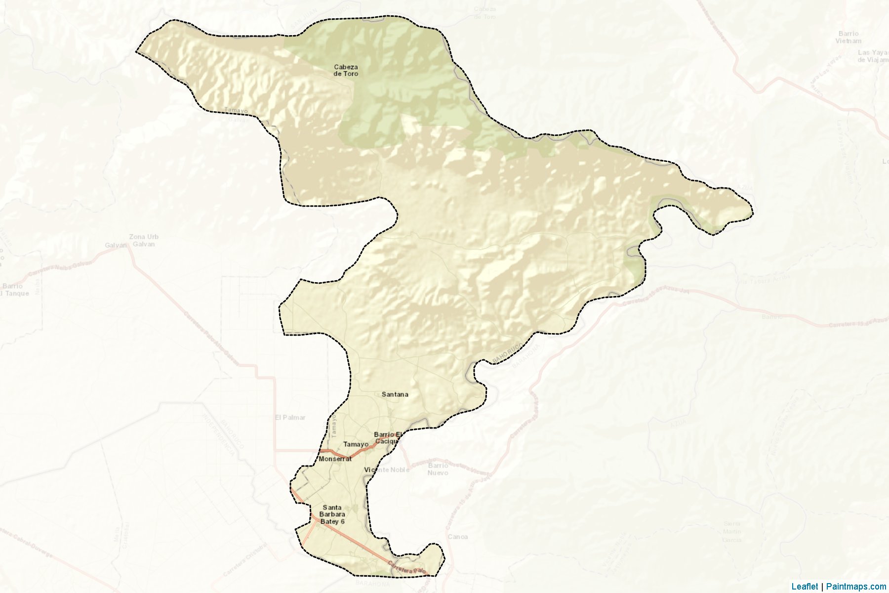 Muestras de recorte de mapas Tamayo (Bahoruco)-2