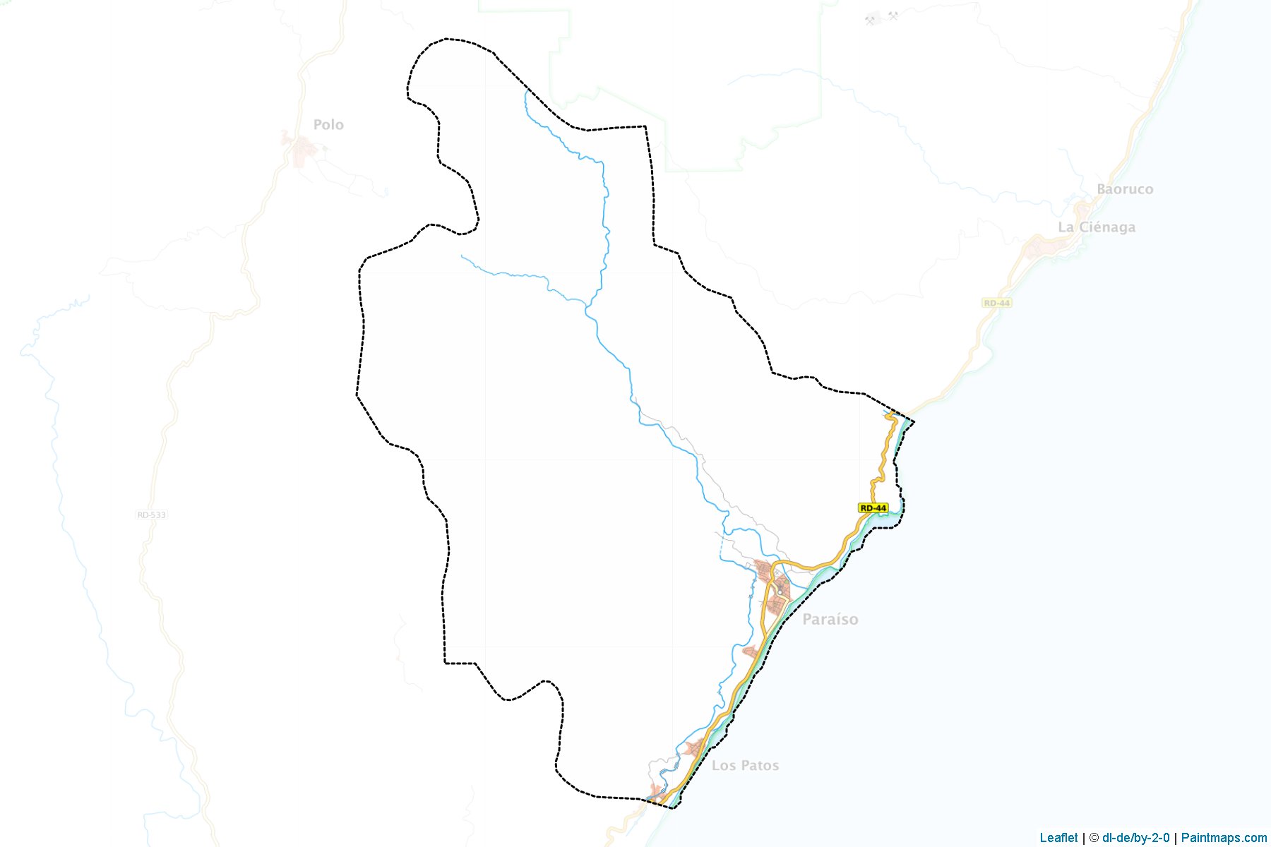 Muestras de recorte de mapas Paraíso (Barahona)-1