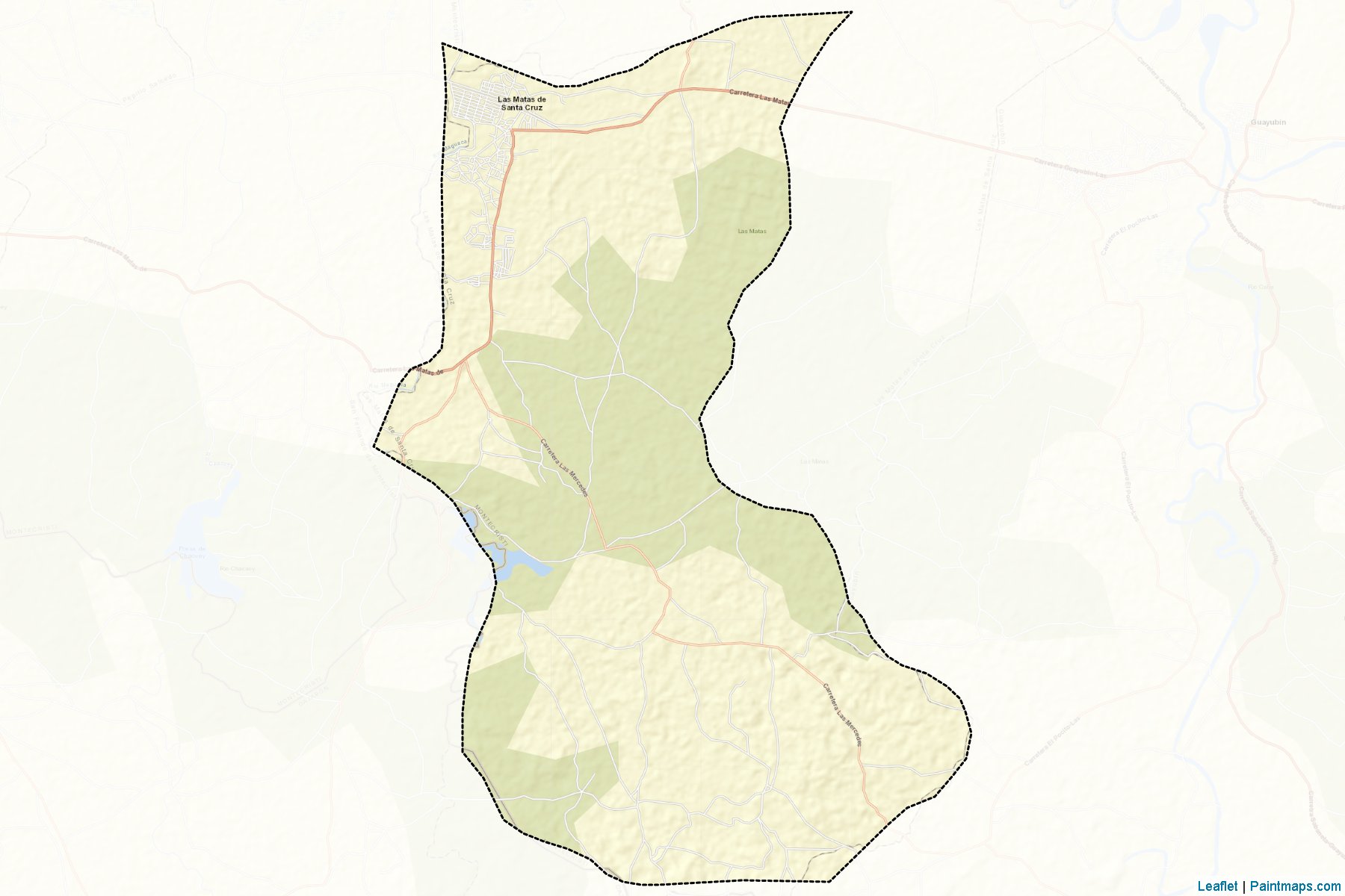 Muestras de recorte de mapas Las Matas De Santa Cruz (Monte Cristi)-2