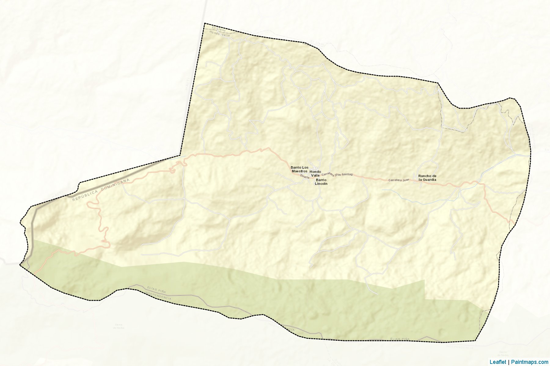 Muestras de recorte de mapas Hondo Valle (La Estrelleta)-2