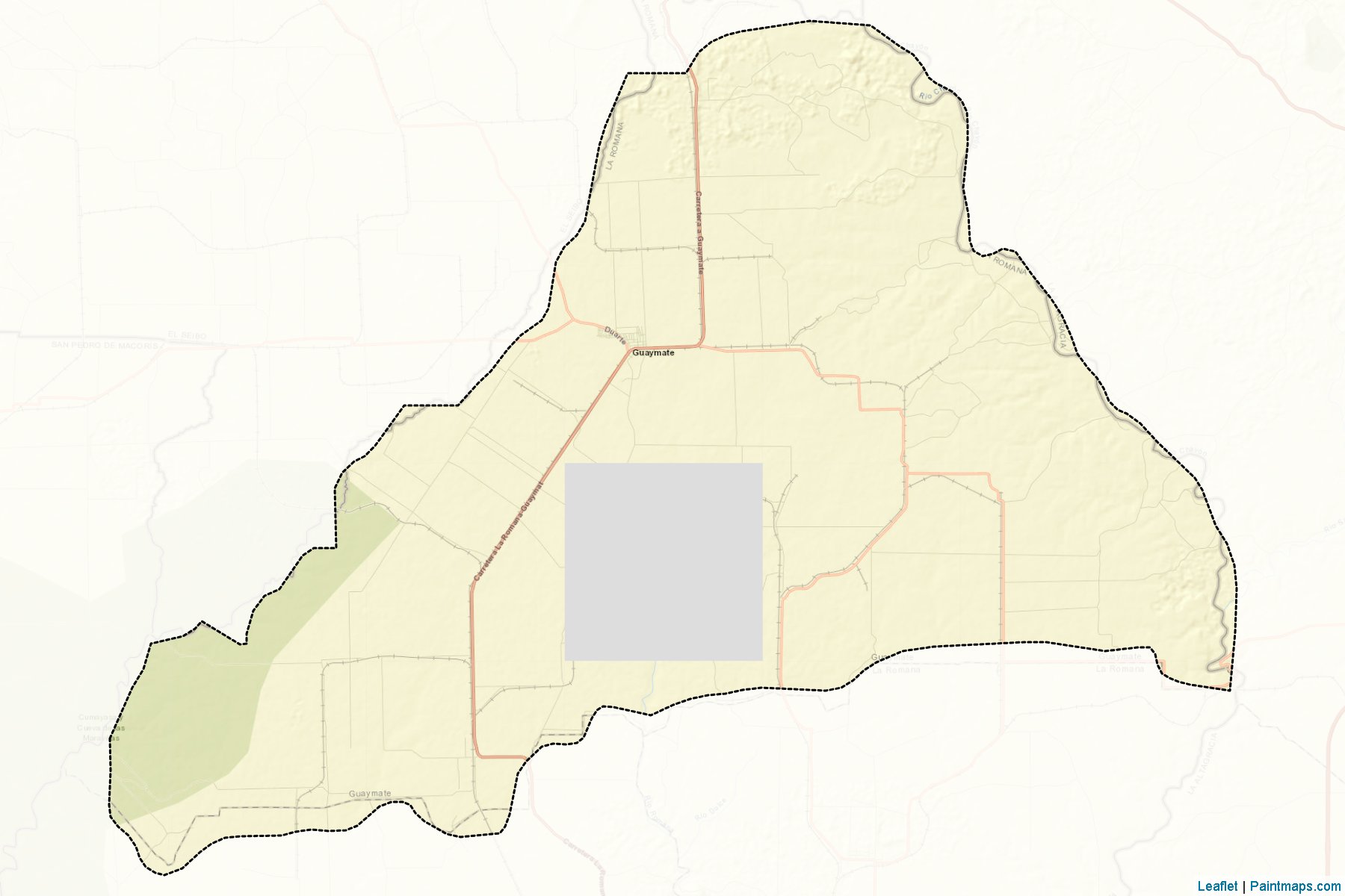 Muestras de recorte de mapas Guaymate (La Romana)-2