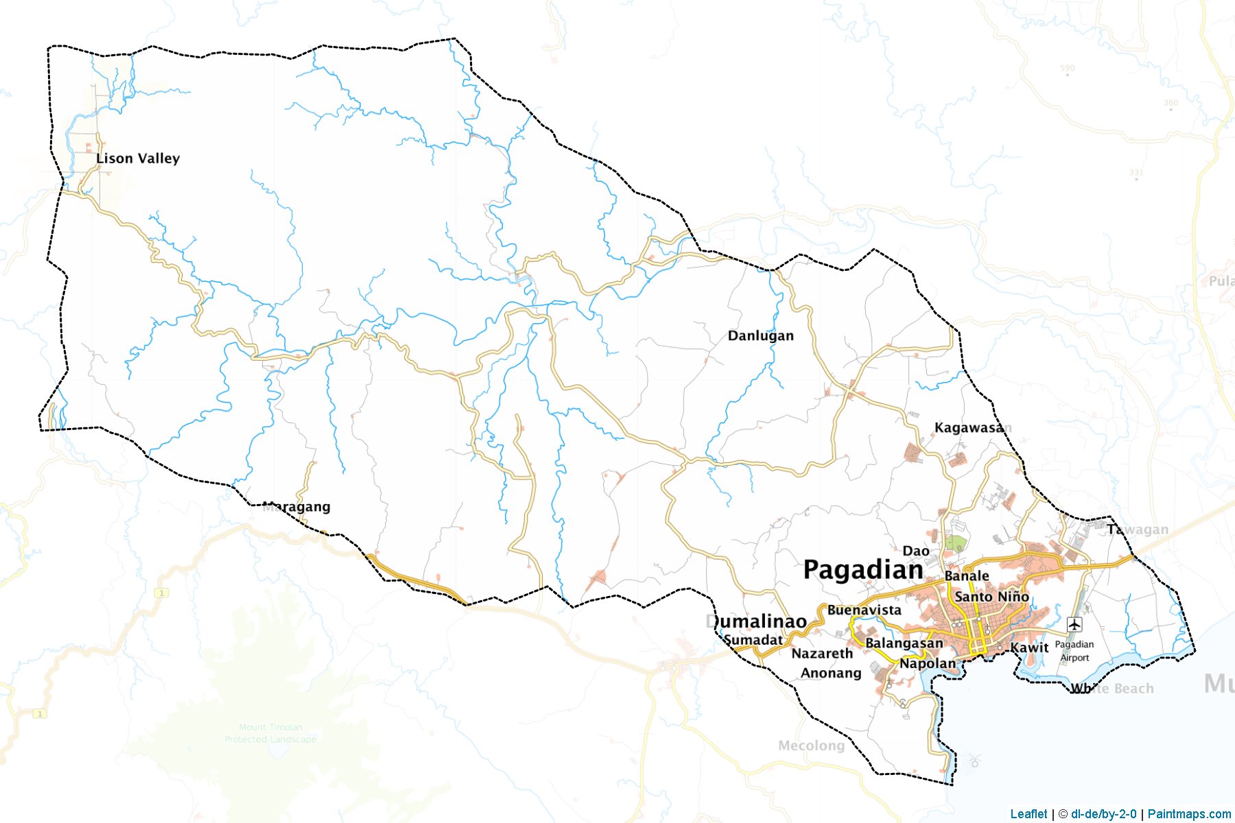 Pagadian (Zamboanga del Sur) Map Cropping Samples-1