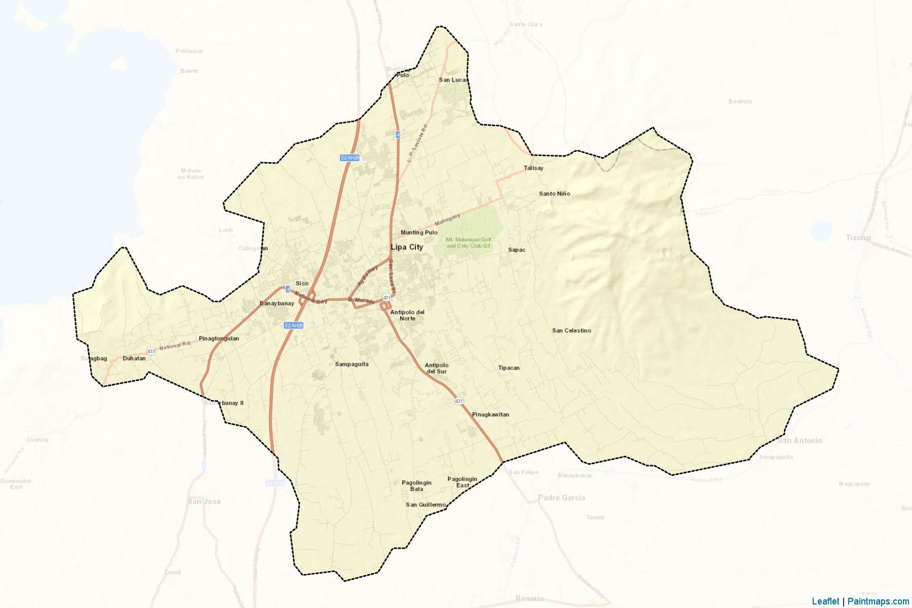 Lipa City (Batangas) Map Cropping Samples-2