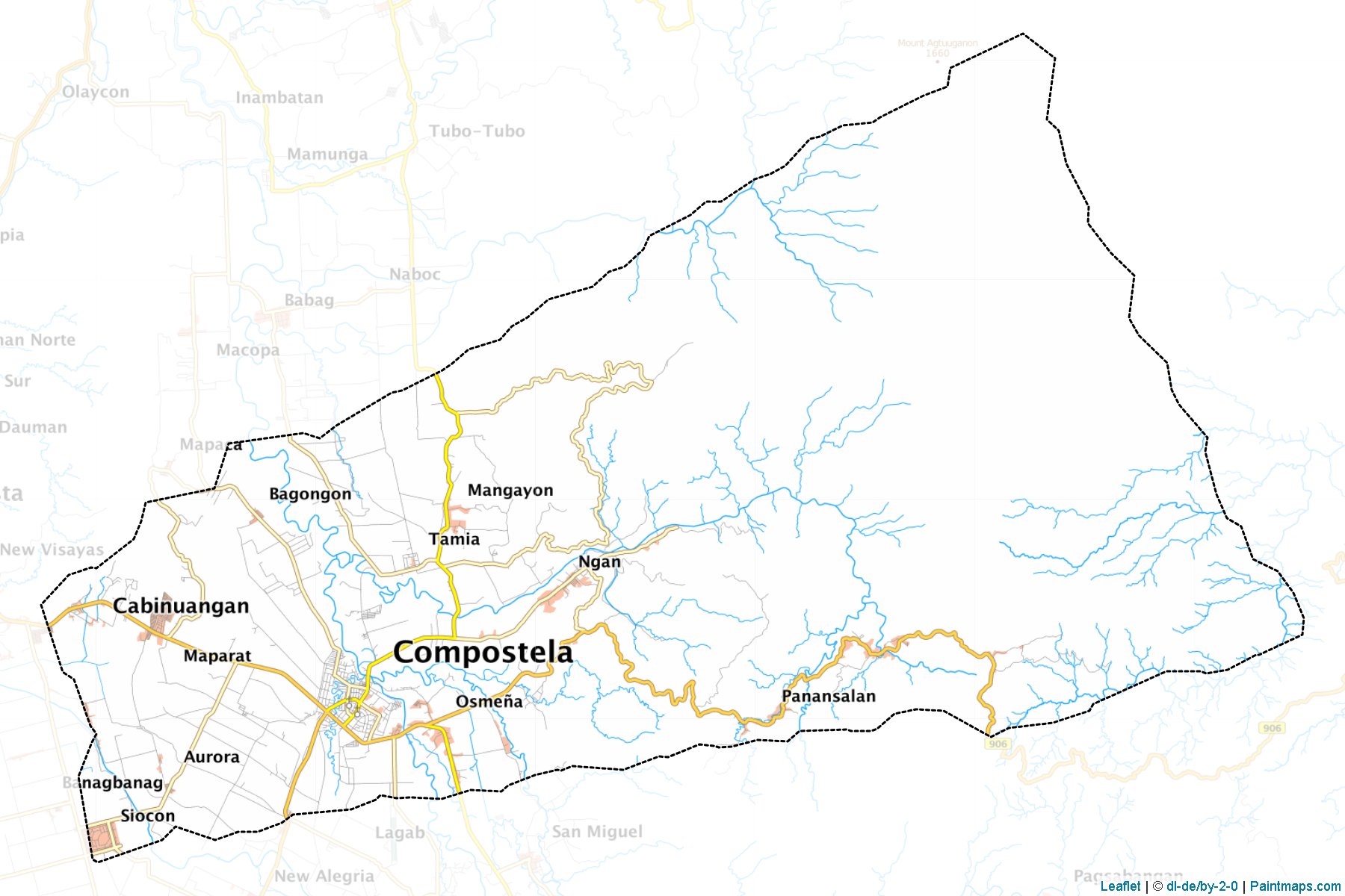 Province of Compostela Valley (Compostela Valley) Map Cropping Samples-1