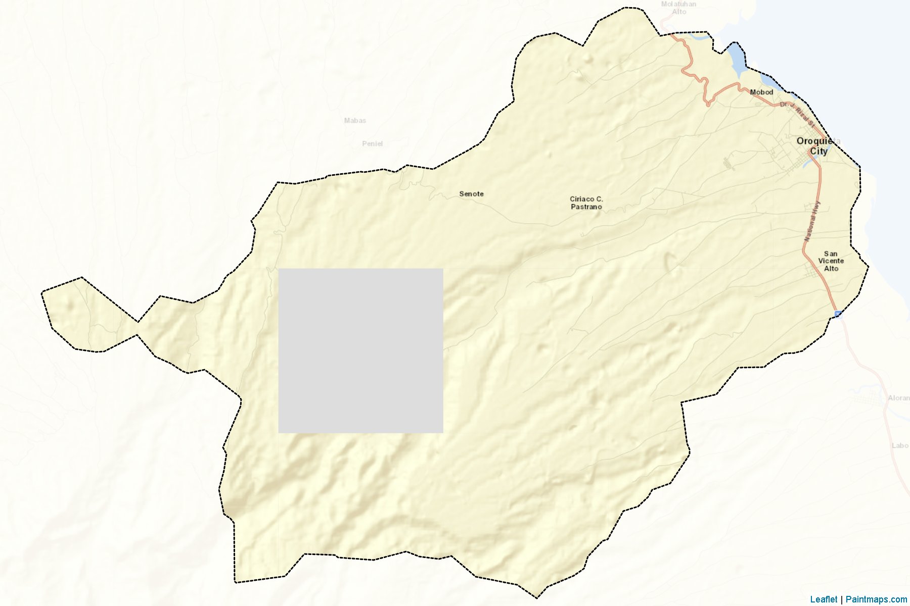 Oroquieta (Misamis Occidental) Map Cropping Samples-2