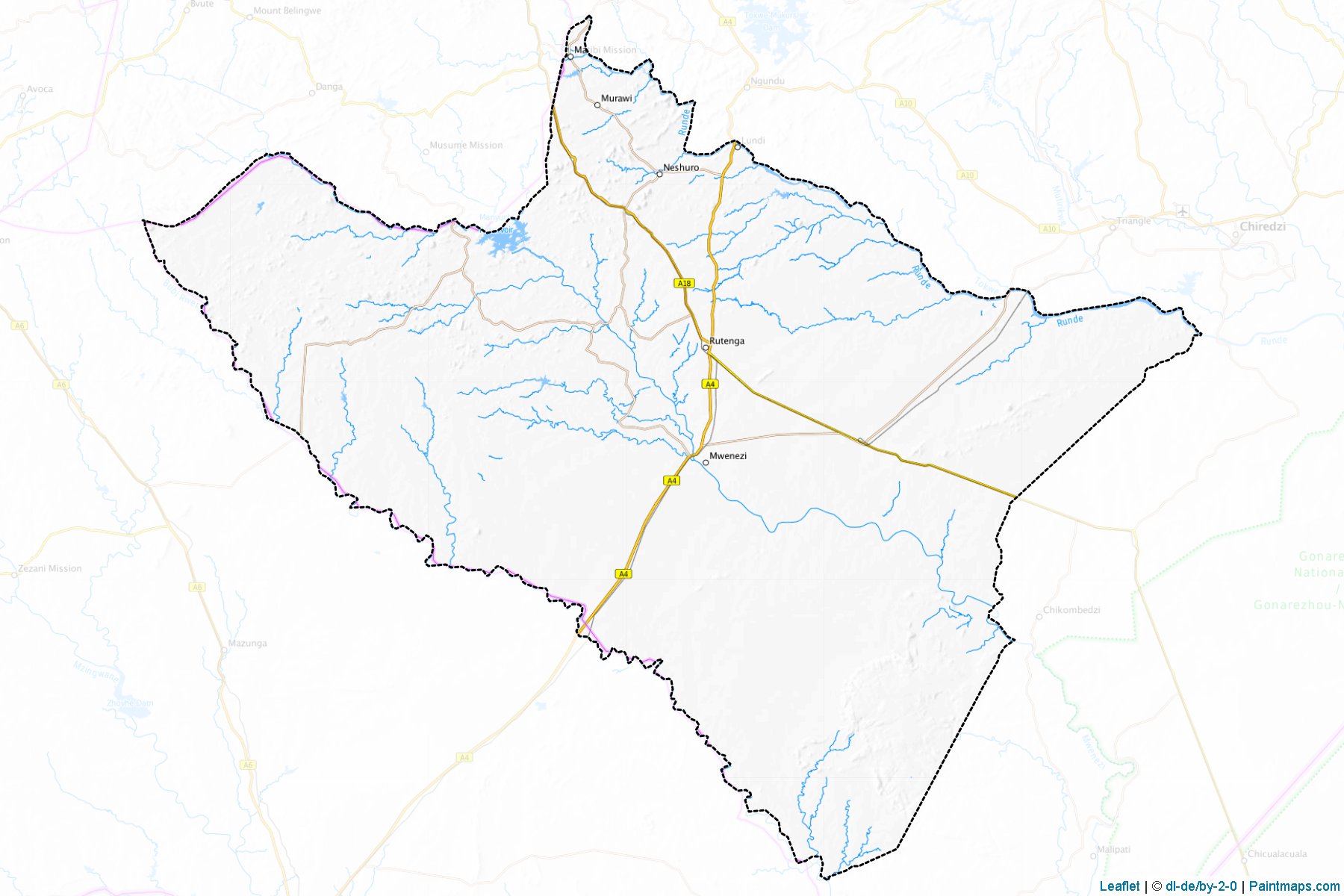 Mwenezi District (Masvingo) Map Cropping Samples-1