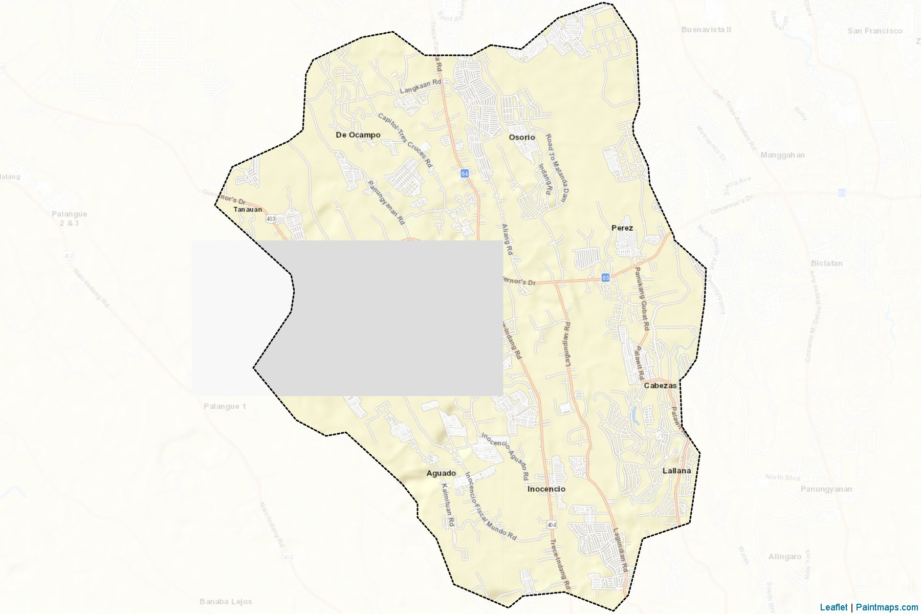 Trece Martires (Cavite) Map Cropping Samples-2