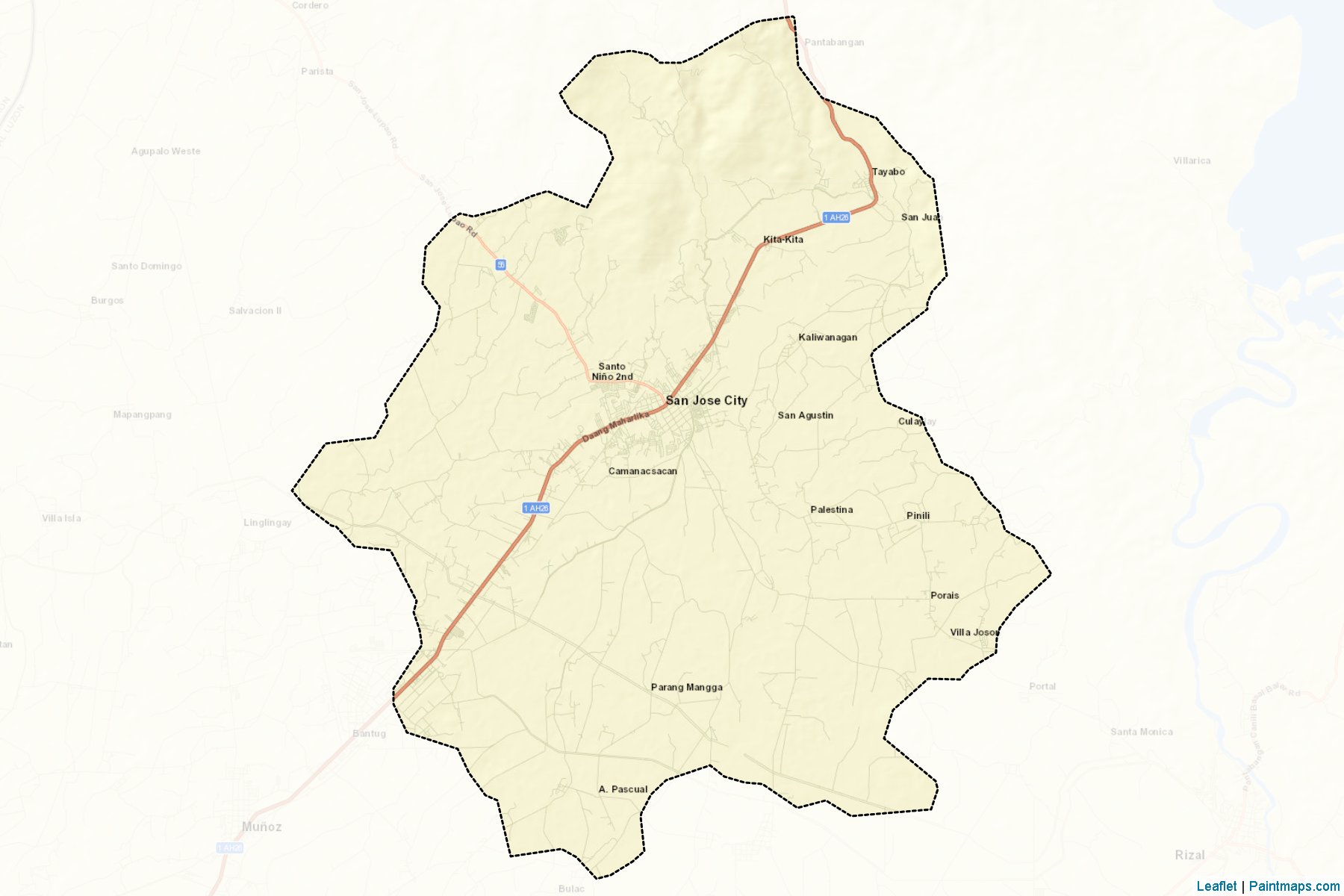 San Jose City (Nueva Ecija) Map Cropping Samples-2