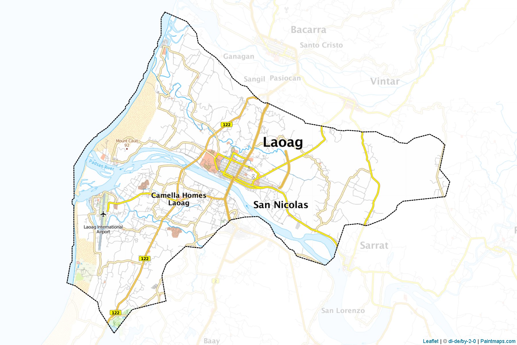 Laoag City (Ilocos Norte) Map Cropping Samples-1