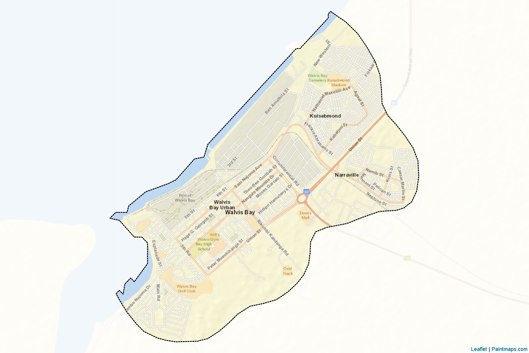 Walvis Bay Urban (Erongo) Map Cropping Samples-2